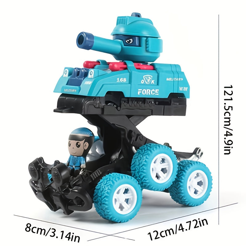 Transformerende Robot Tank voor Kinderen vanaf 3 Jaar - 2-in-1 Automatische Transformatie Auto voor Jongens en Meisjes - Stoer Speelgoed Cadeau