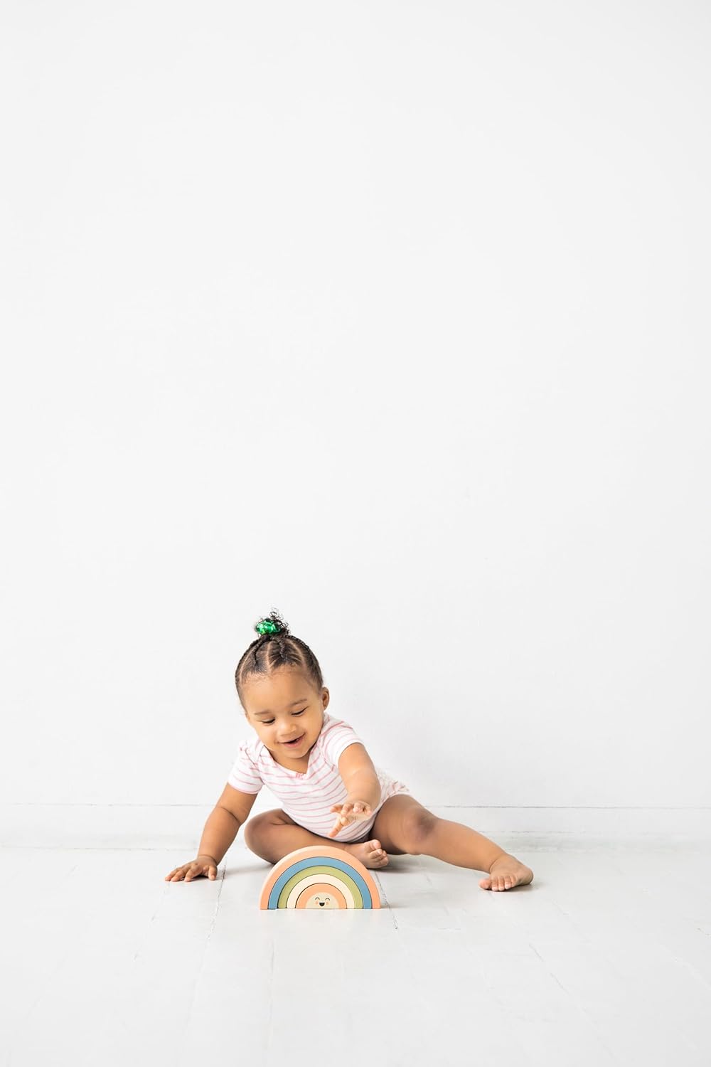 Kerst sneeuwpop stapeltoren | Houten educatief speelgoed