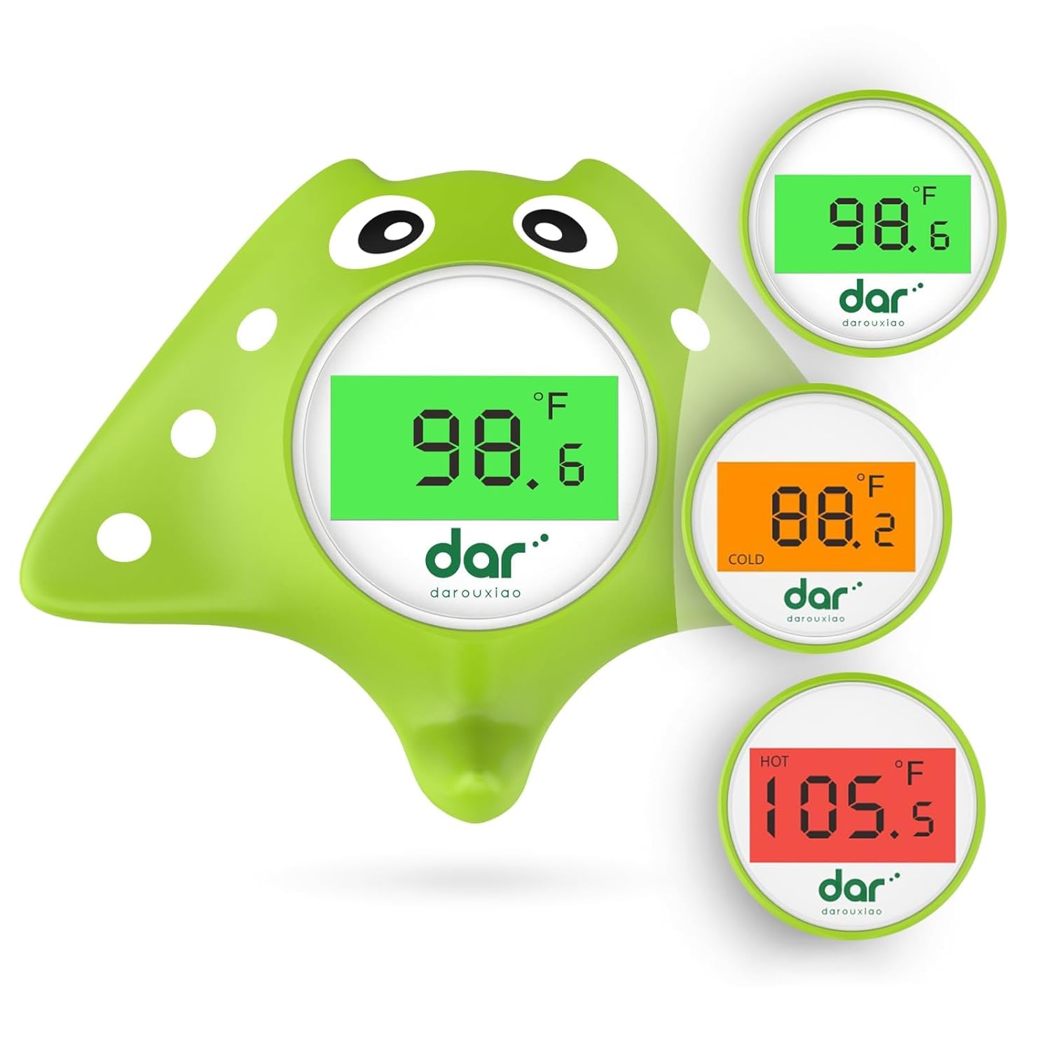 Baby badthermometer digitaal | drijvende thermometer met kleurwaarschuwing & veiligheid