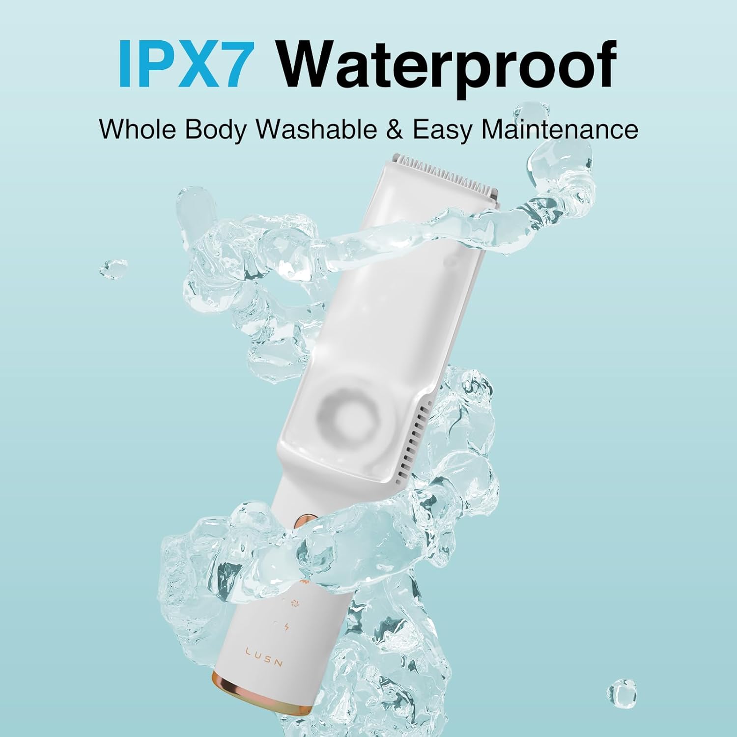 Baby Haarknipmachine met Vacuüm | Kinderen Haarknip Kit met 3 Gids Kammen Waterproof & Draadloos voor Kinderen