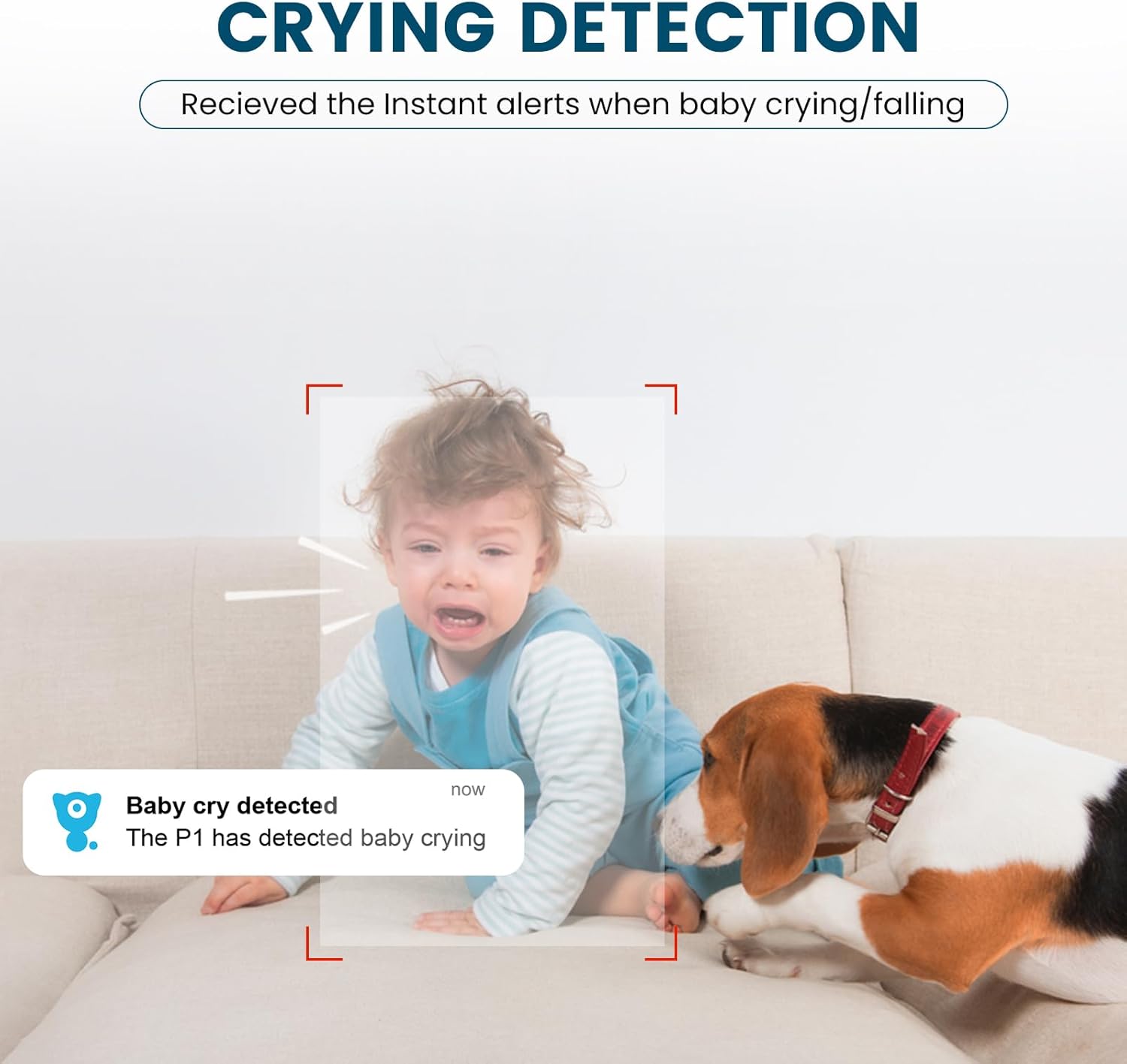 Babyfoon Camera | 360 Graden Nachtzicht Met 2-Weg Audio Indoor Camera