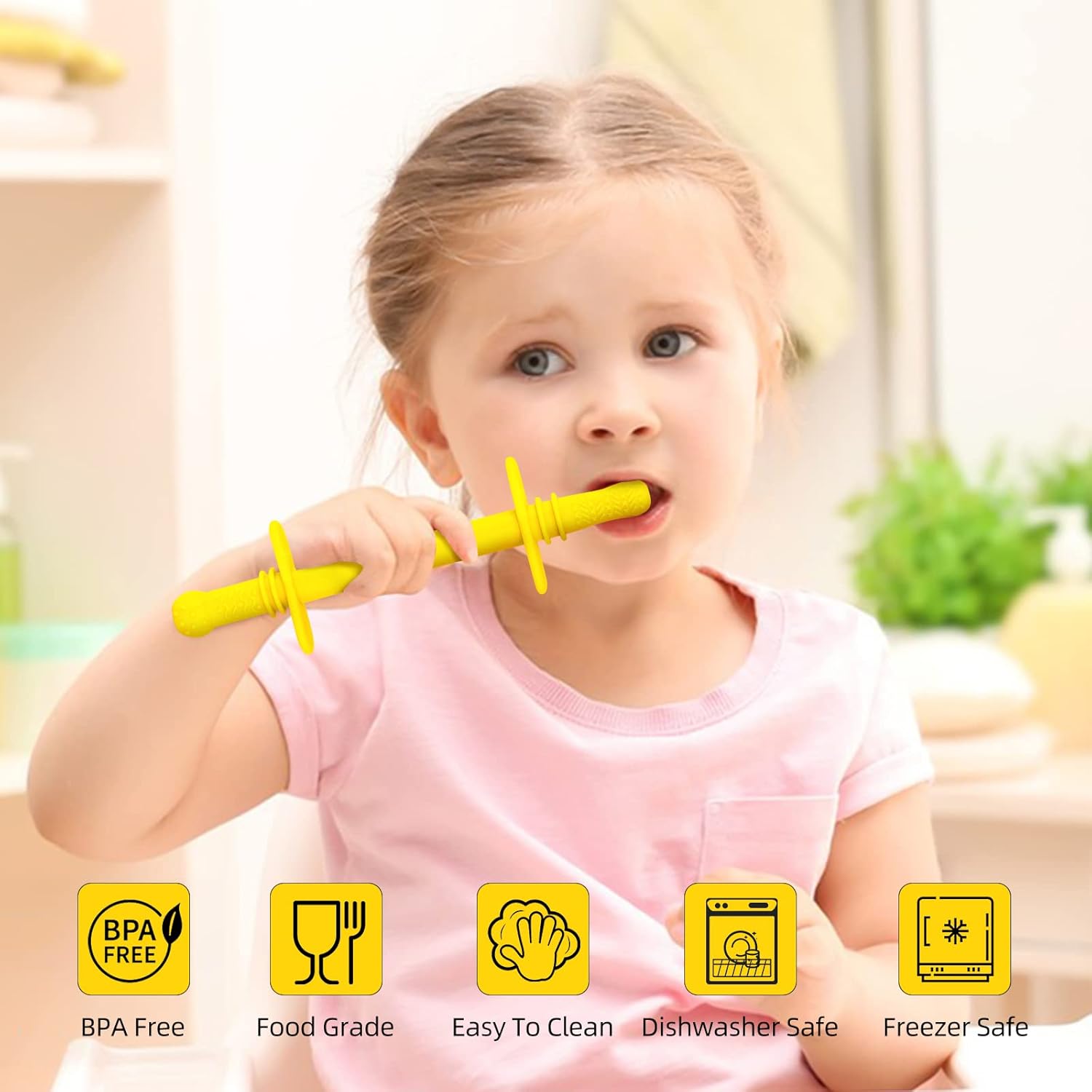 Holle Bijtspeelgoedset voor Baby's 6 siliconen bijtringen (3-12 maanden), BPA-vrij, geschikt voor vriezer en vaatwasser | Veilig, duurzaam en eenvoudig schoon te maken