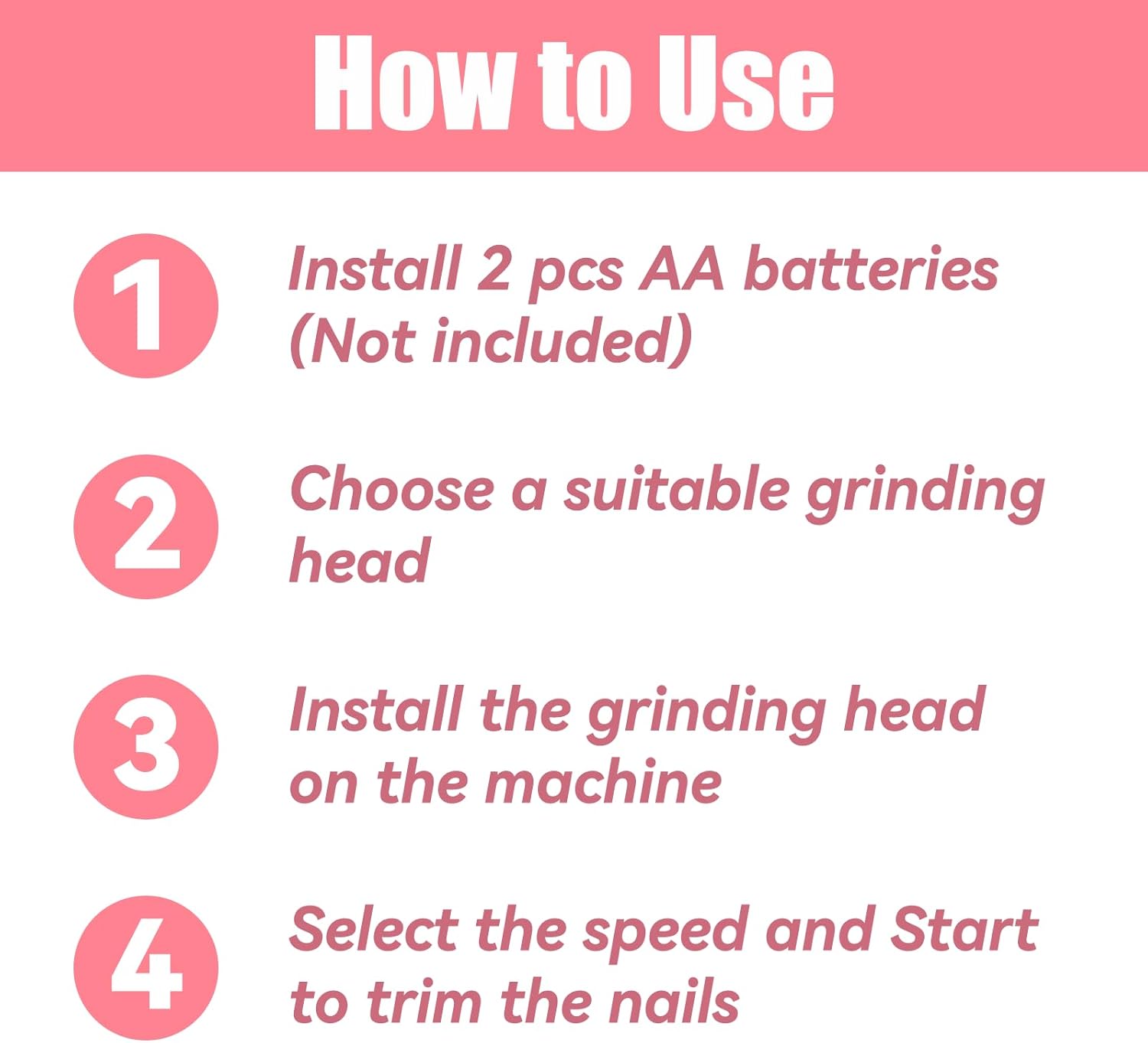 Elektrische baby nageltrimmer | 6-in-1 nagelvijl & manicure set voor baby en volwassenen