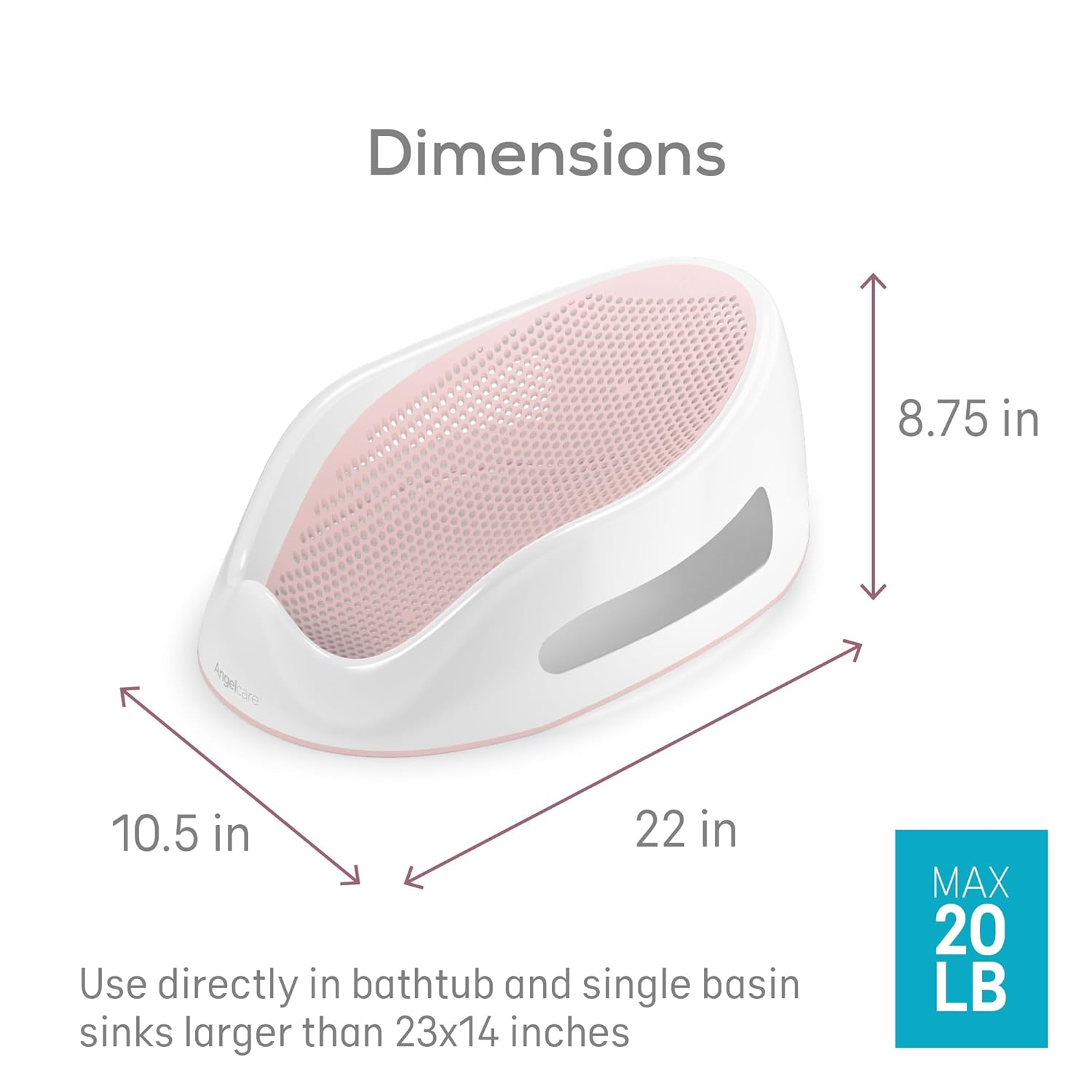 Baby Bad Ondersteuning | Ergonomische Badsteun Ideaal voor Baby’s Jonger dan 6 Maanden