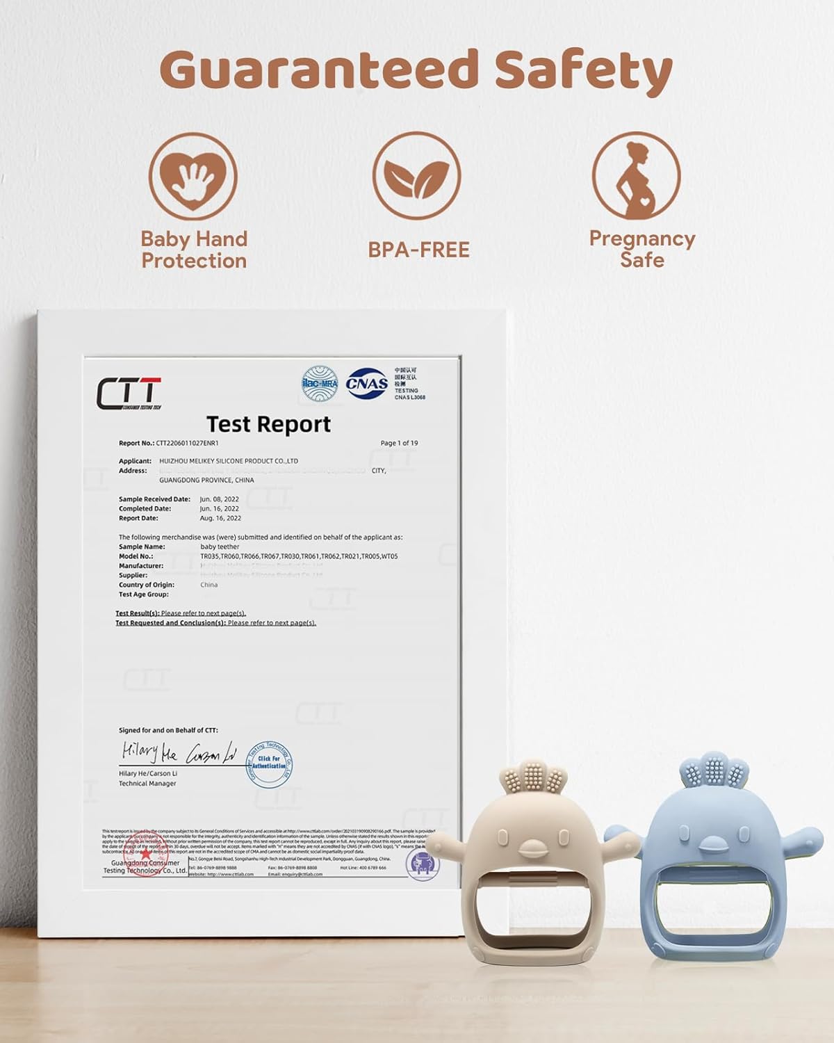 2 Packs Baby Bijtspeelgoed | BPA Vrij Siliconen Bijtspeelgoed voor Baby's 0 tot 12 Maanden