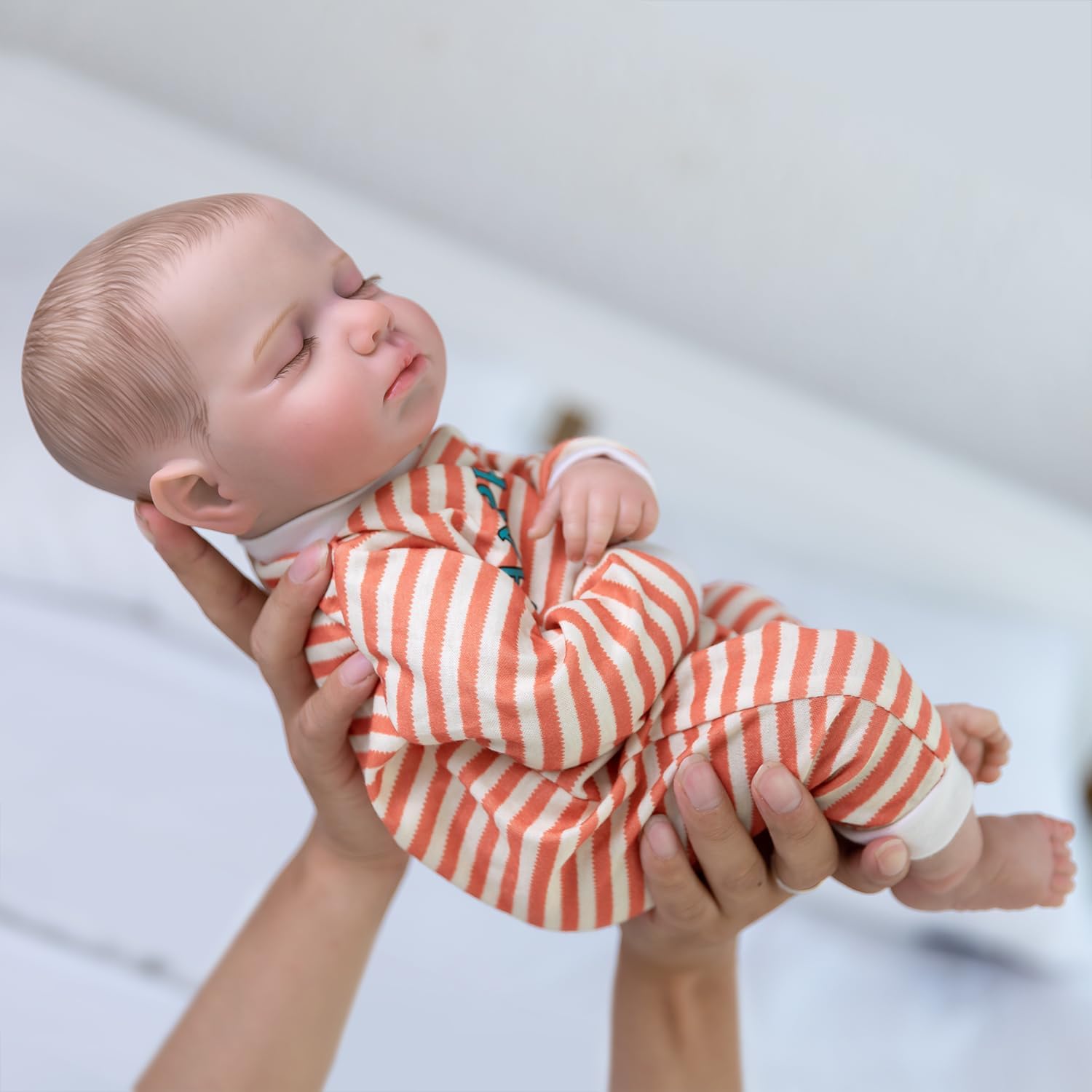 20 Inch Realistische Baby Pop | Levensechte Pasgeboren Babypop Zacht Lichaam Cadeau voor Kinderen van 3+