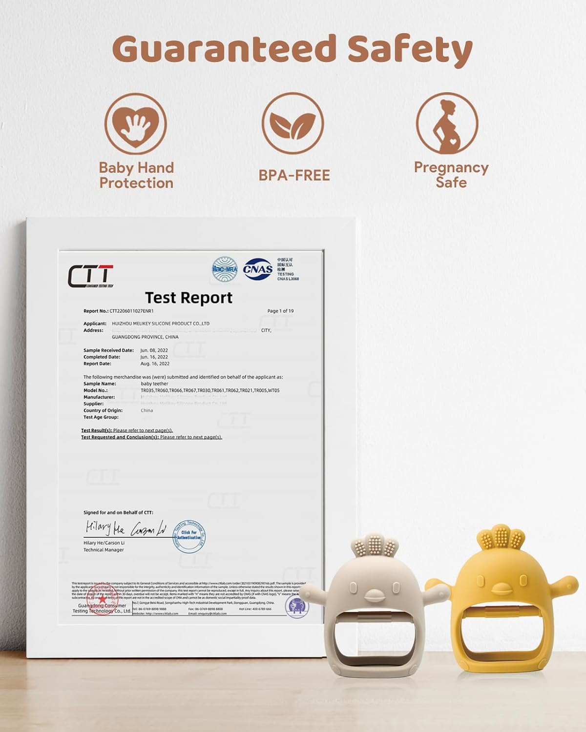 2 Packs Baby Bijtspeelgoed | BPA Vrij Siliconen Bijtspeelgoed voor Baby's 0 tot 12 Maanden