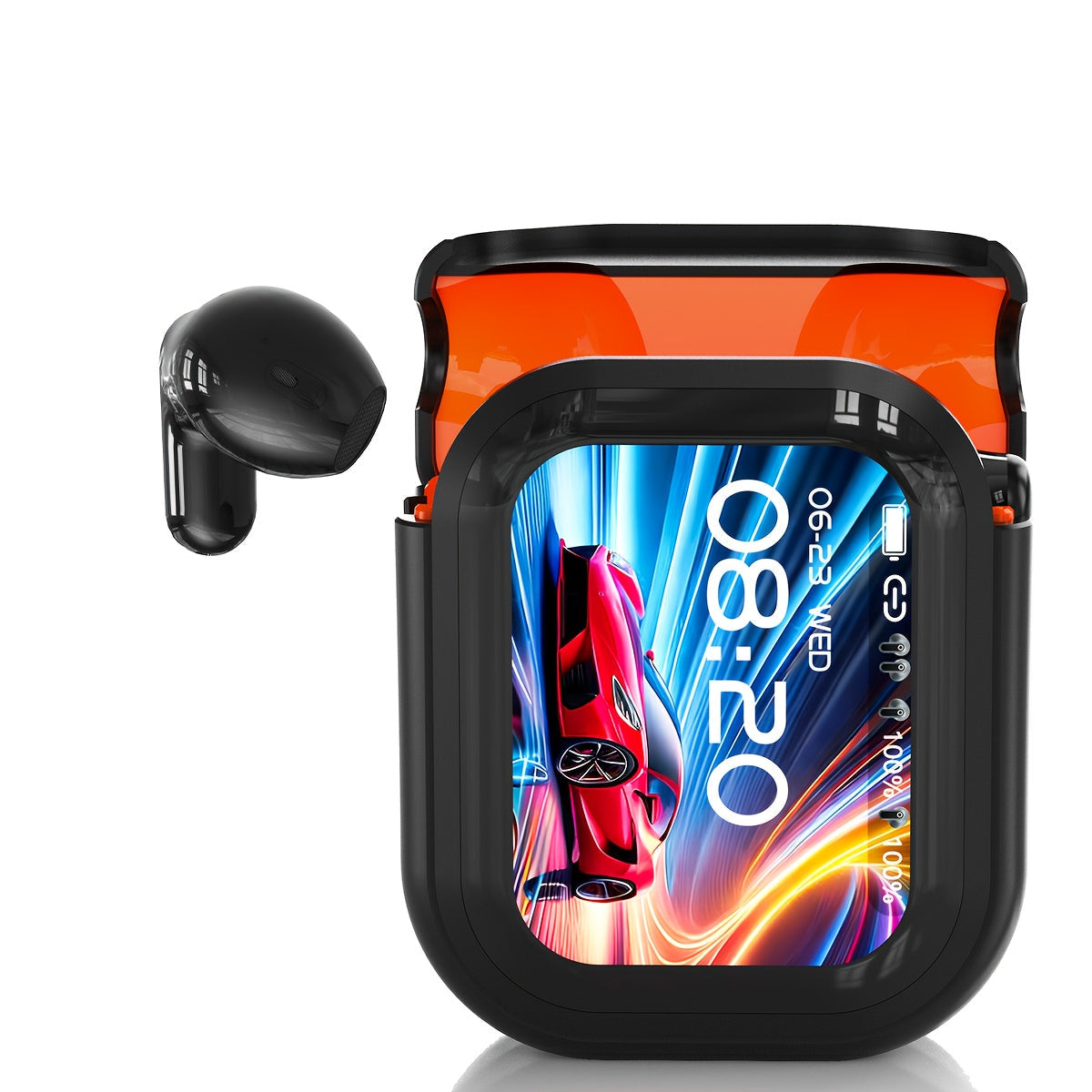 Draadloze koptelefoon 131 talen - LED display, hifi geluid, touch control & lange batterijduur