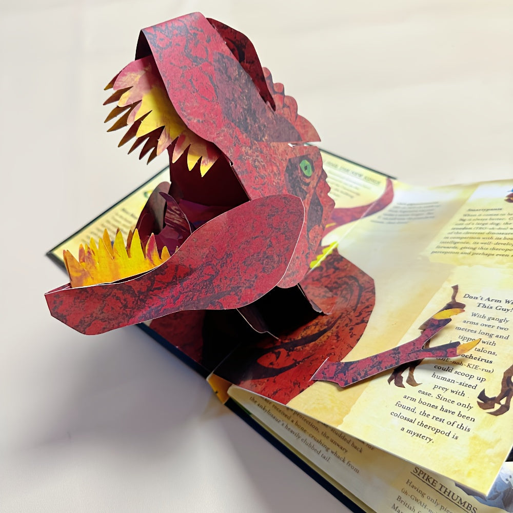 Pop up Dinosaurus Encyclopedie – Interactief 3D Boek Met Realistische Illustraties