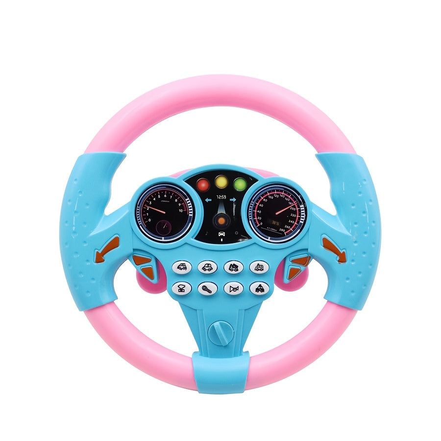 Kinder Stuurwiel Simulator | Interactief Educatief Speelgoed met Geluidseffecten
