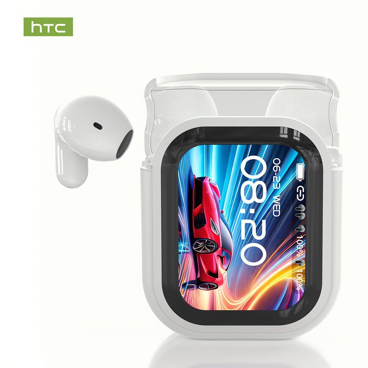 Draadloze koptelefoon 131 talen - LED display, hifi geluid, touch control & lange batterijduur