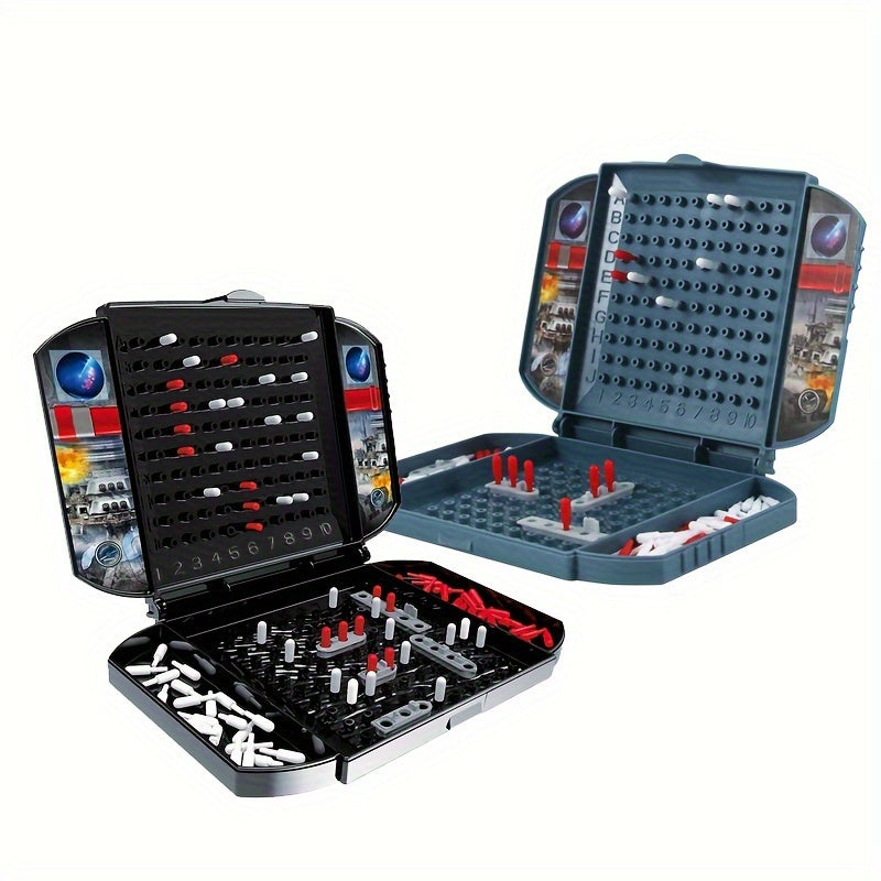 2-Speler Zwarte Oorlogsschip Zeeslag Bordspel | Perfect Gezelschapsspel voor Binnenactiviteiten
