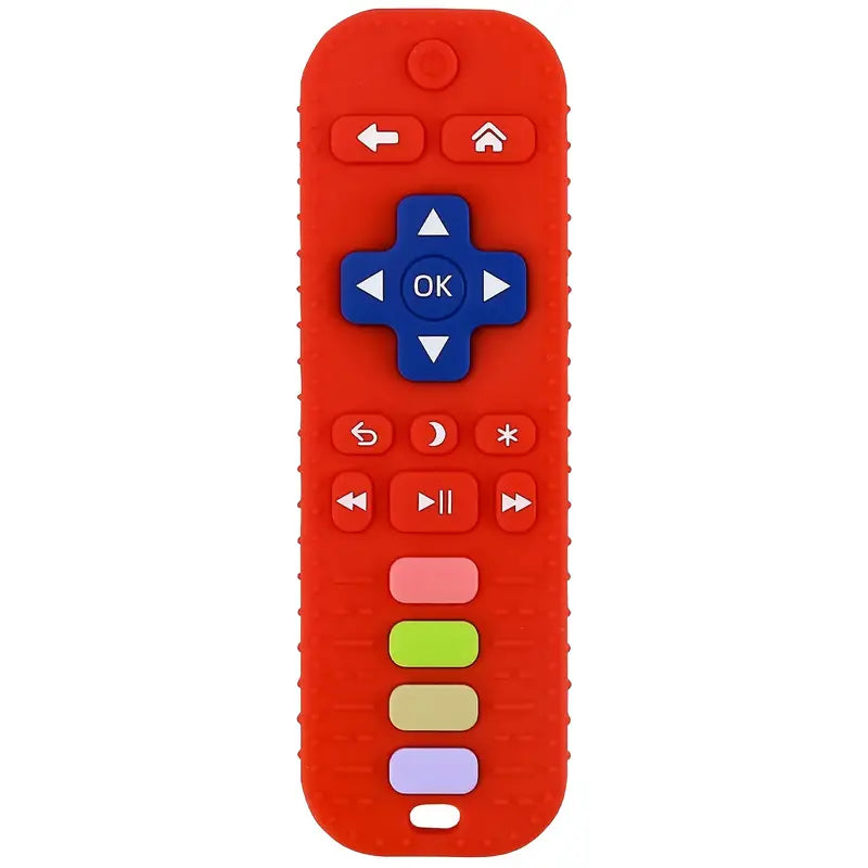 BPA-vrije Siliconen Baby Bijtring | Remote Control Vorm voor Teething, Perfect voor 6-12 Maanden