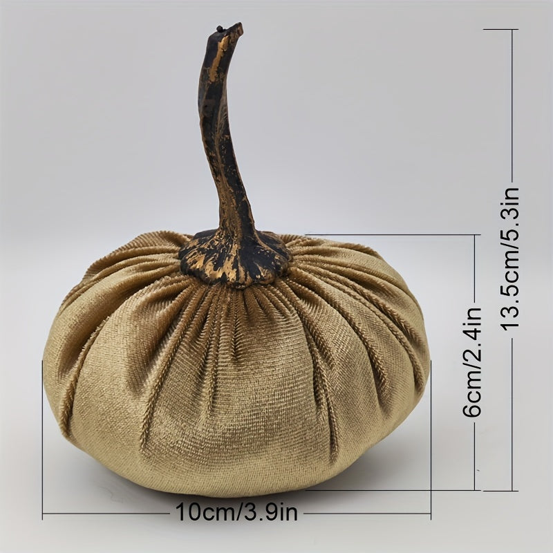Simulatie Kleine Pompoen Halloween | Pluche Pompoen Versiering voor Oogstfestival en Feestdecoratie