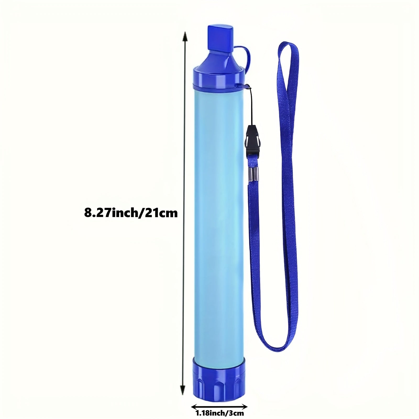 Outdoor Waterfilter Rietje – 0.01 Micron 4-Laagse Zuivering | Voor Overleving & Reizen