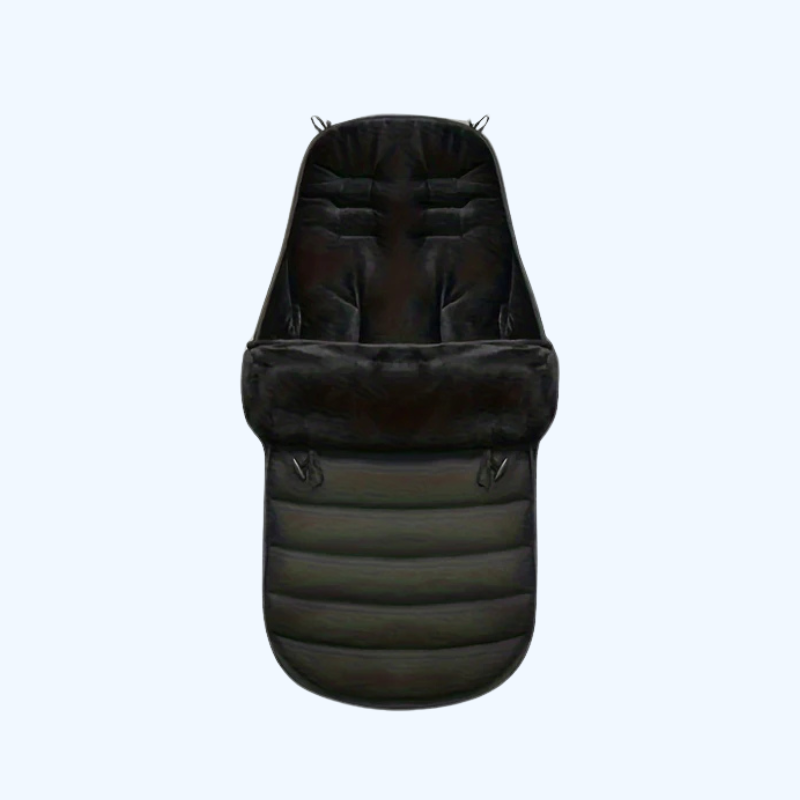 Universele winterwarme kinderwagenpad | Waterdicht, winddicht en warm kinderwagenkussen met koraalfleece voering