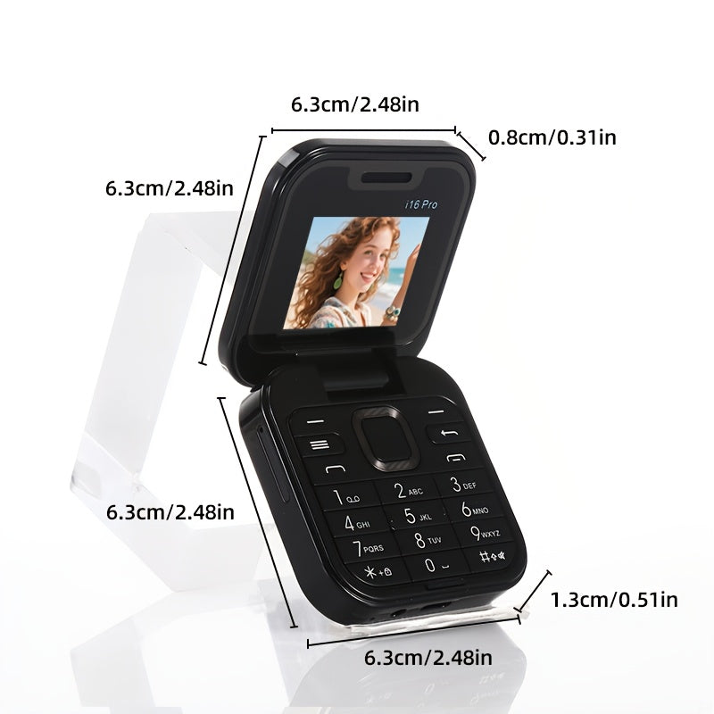 Mini klaptelefoon 2G | Dual sim opvouwbaar toestel