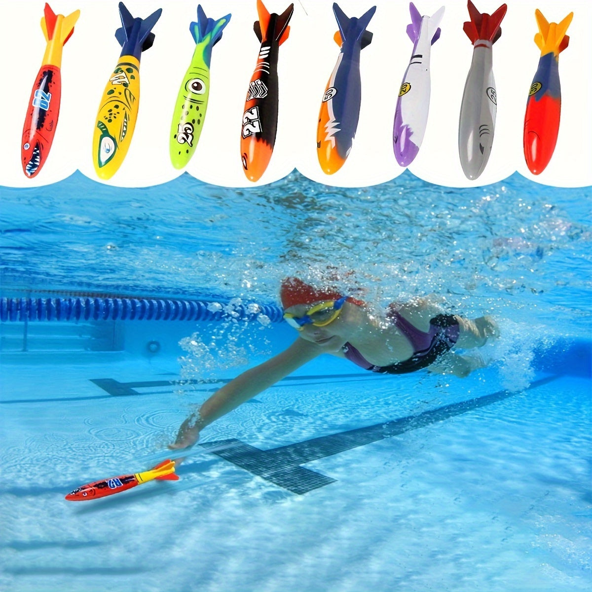 Duik Speelgoed Set Kinderen | Zwembad Speelgoed 3 Jaar+