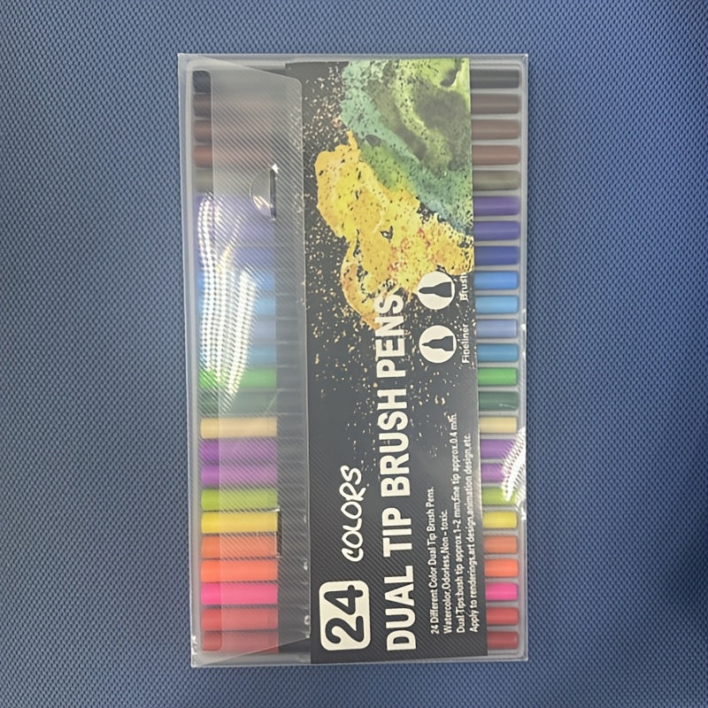 Dubbele Tekenstiften | Waterverf Markers met Fijne & Brede Punt