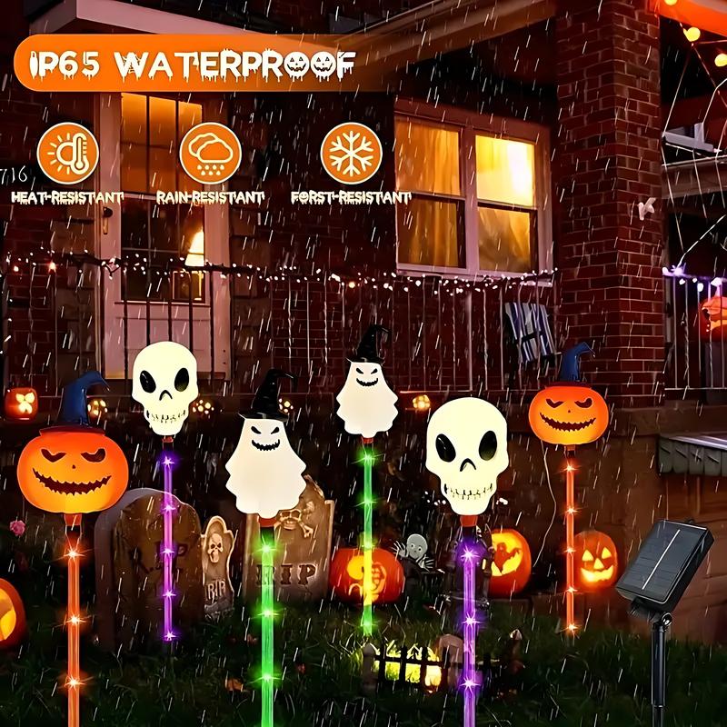 Set van 6 Halloween Zonnelampen | Tuinverlichting op zonne-energie voor buiten