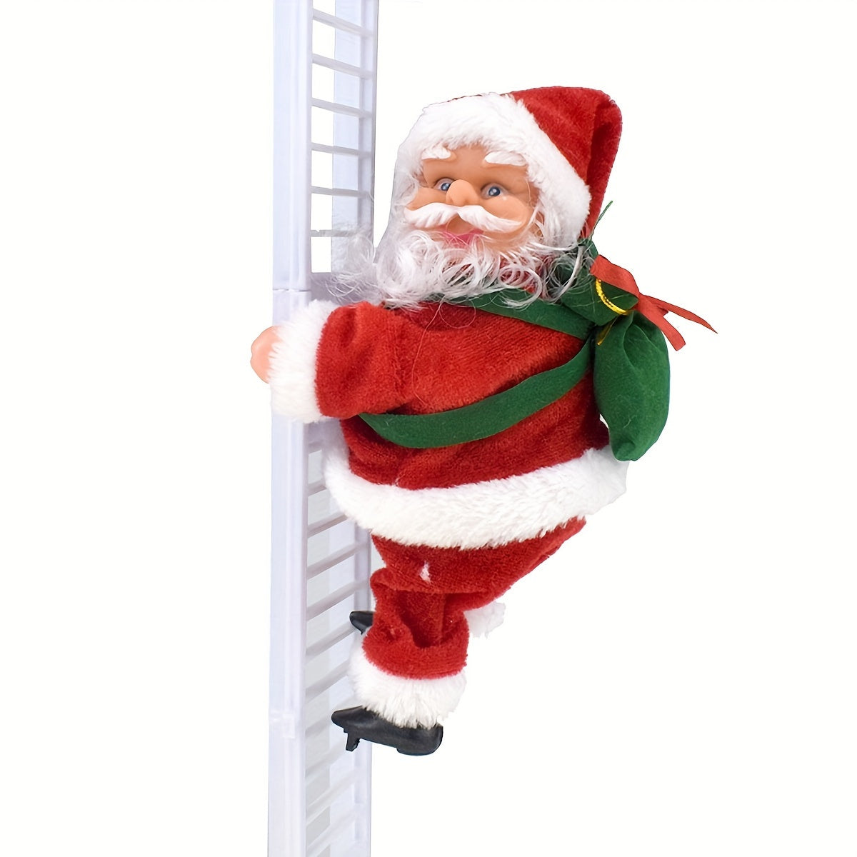 Zingende en Klimmende Kerstman met Ladder