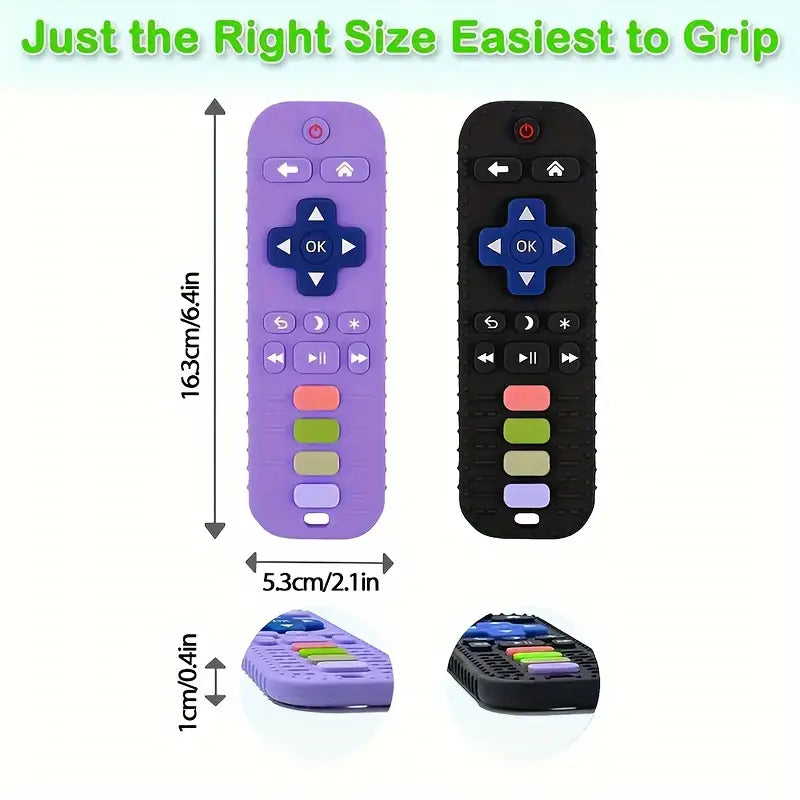 BPA-vrije Siliconen Baby Bijtring | Remote Control Vorm voor Teething, Perfect voor 6-12 Maanden