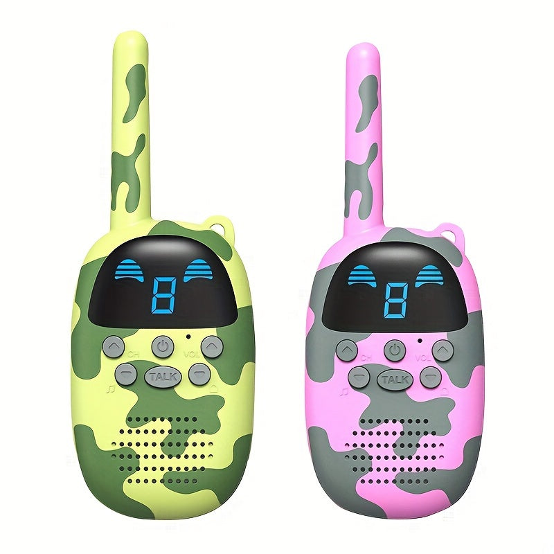 Walkie Talkie Set voor Kinderen - 2 Stuks Portofoons voor Jongens en Meisjes - Talkie Walkie Enfant met Groot Bereik tot 2.4km - Avontuur Buitenspeelgoed Cadeau