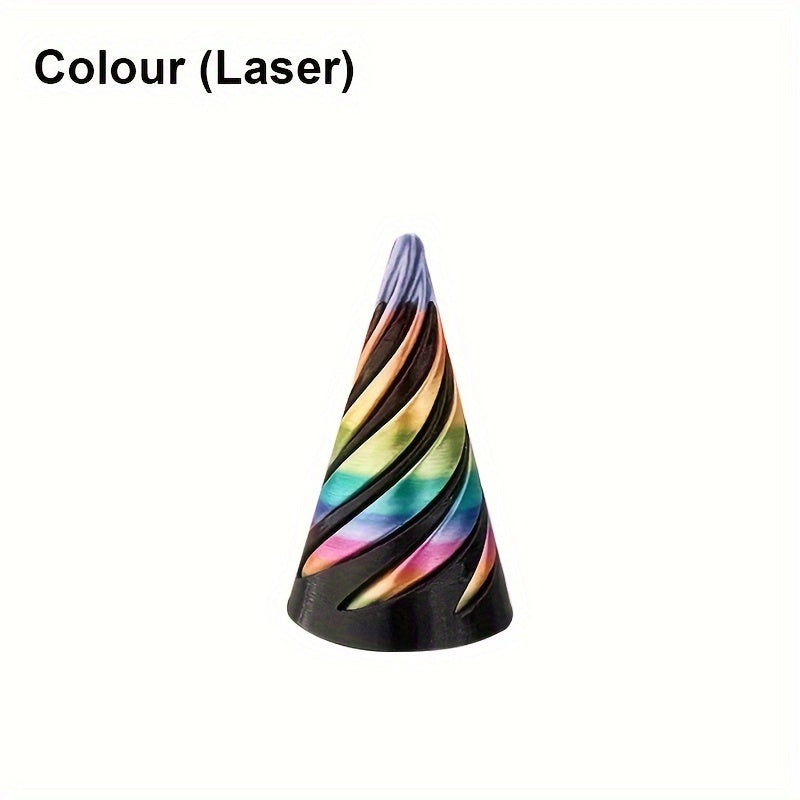 Dubbelzijdige Kinetische Spinning Cone | 3D Spiraalspeelgoed | Voor Leeftijd 14+ | Halloween/Kerstcadeau