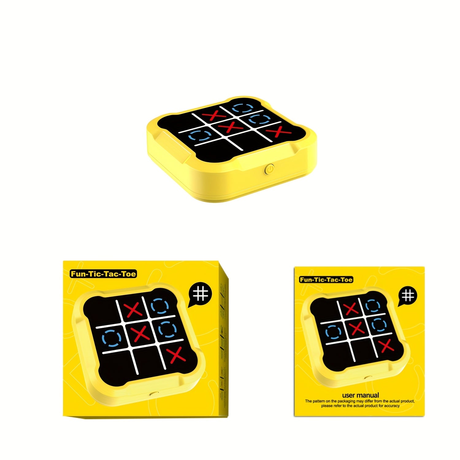 Mini Handheld Spelconsole – 4-in-1 IQ Puzzelspel voor Geheugentraining en Reizen