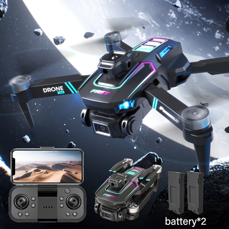 HD Dual Camera Drone met Twee Batterijen | Beginnersvriendelijk met Obstakelvermijding & Optische Flow