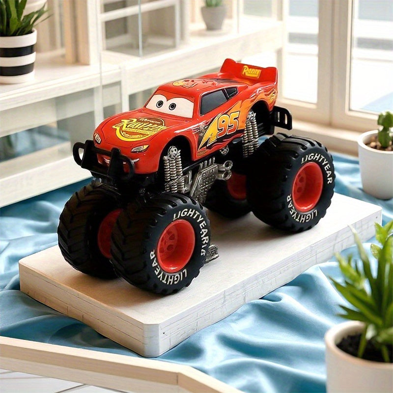 Monstertruck Auto Speelgoed – Duurzaam Lichtgevend Model | Decoratief Cadeau voor Verjaardag, Halloween of Kerst