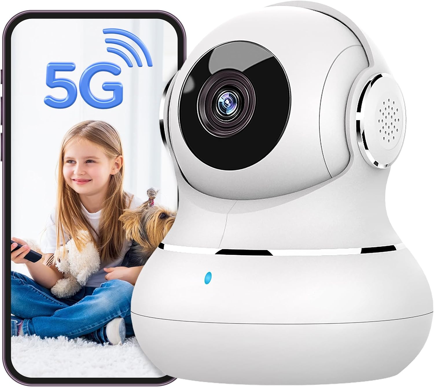 Babyfoon Camera | 360 Graden Nachtzicht Met 2-Weg Audio Indoor Camera