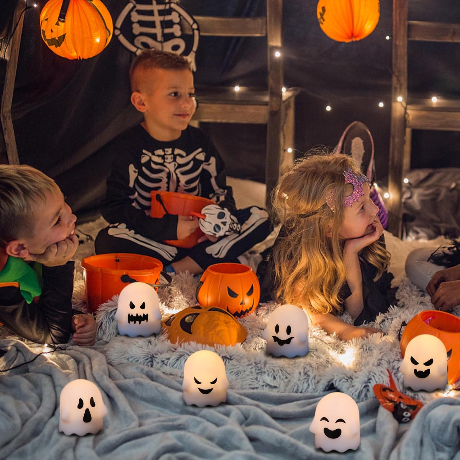 6 stuks LED kaarsen met afstandsbediening | Halloween decoratie zonder vlam