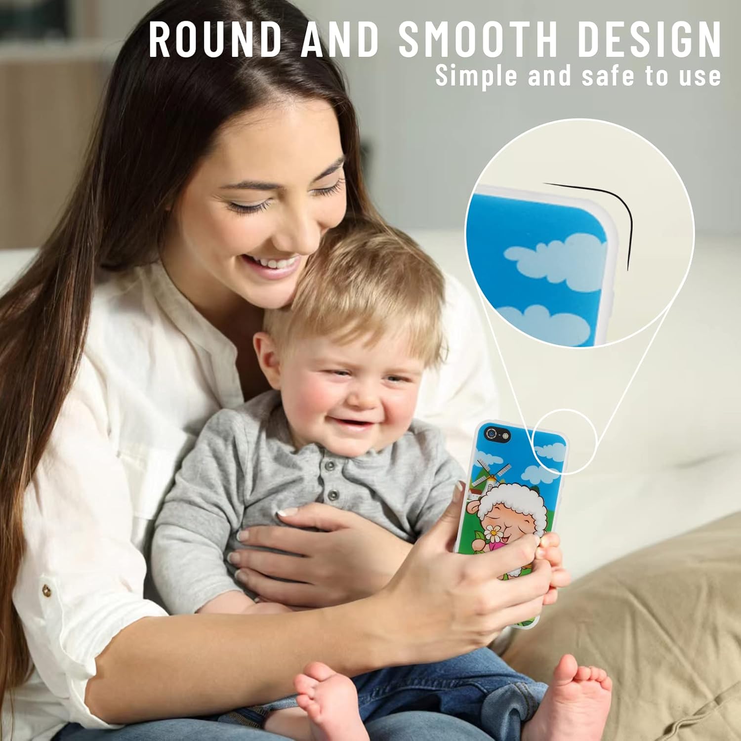 Leertelefoon Speelgoed – Interactieve Baby Telefoon met Licht & Geluid