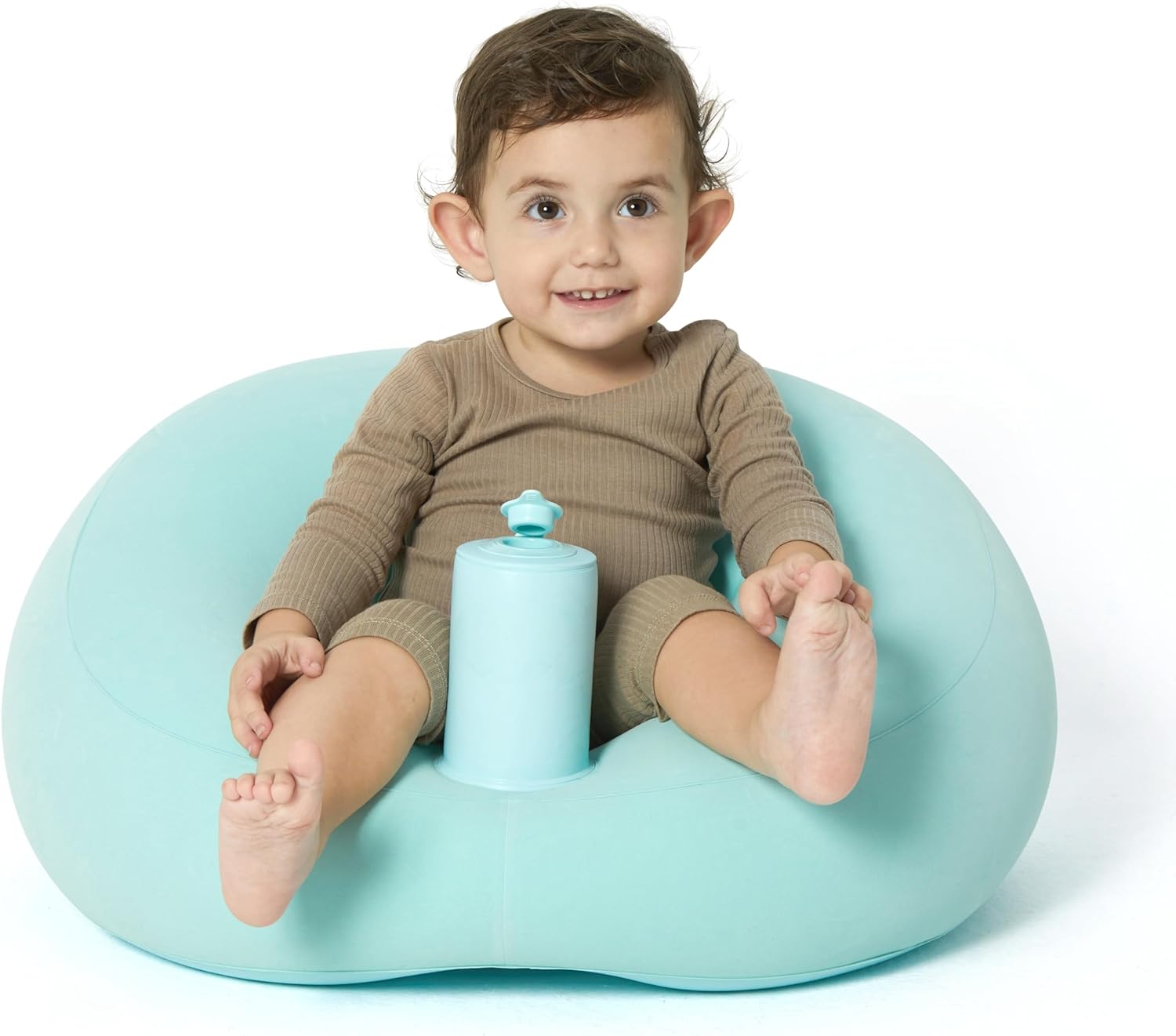 Opblaasbare Baby Zitstoel | Baby Sofa met Ingebouwde Luchtpomp Ideaal Baby Cadeau 3-36 Maanden