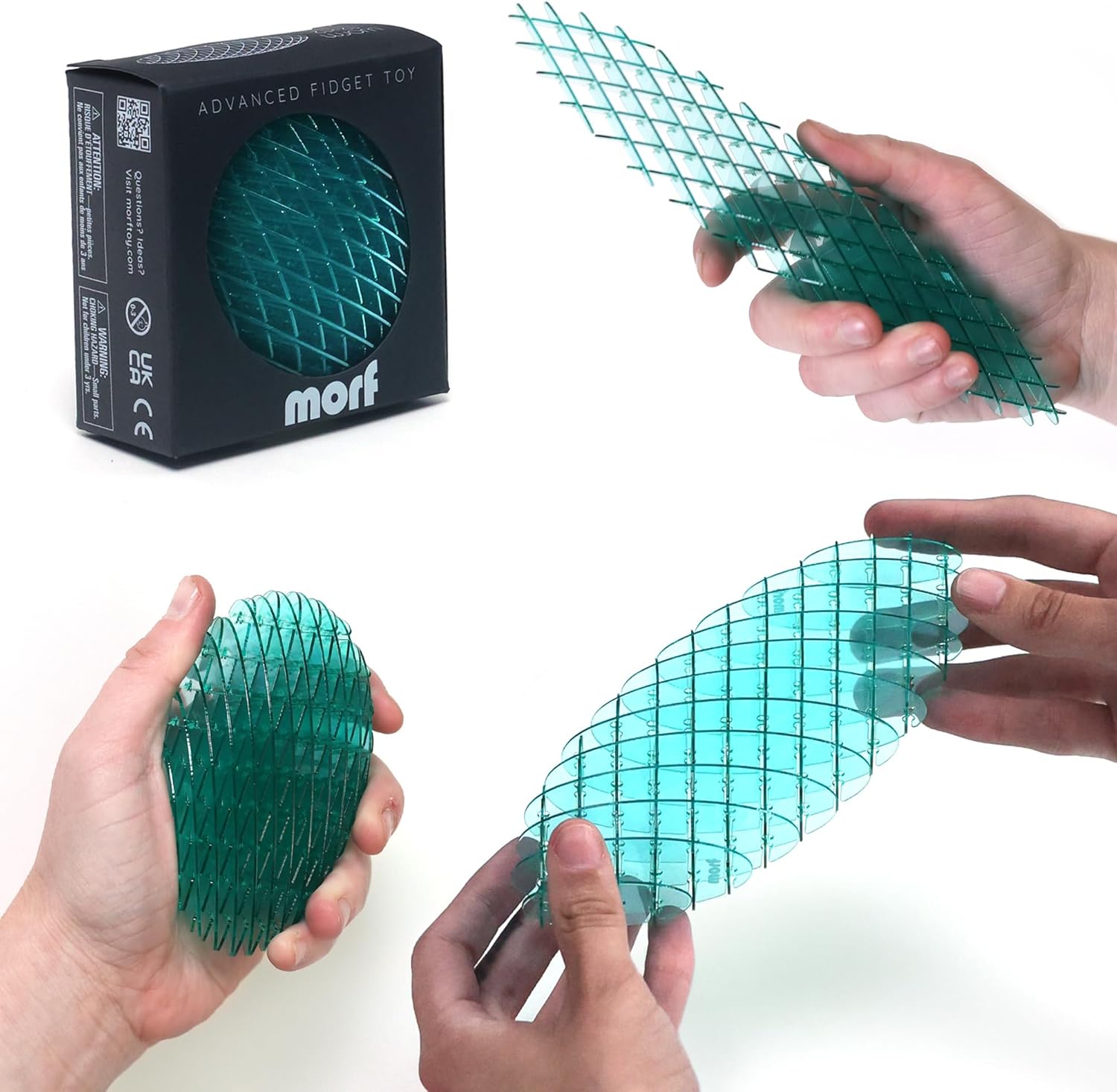 Fidget Worm Speeltje – Stil Bureau Fidget voor Kinderen & Volwassenen, Regenboog