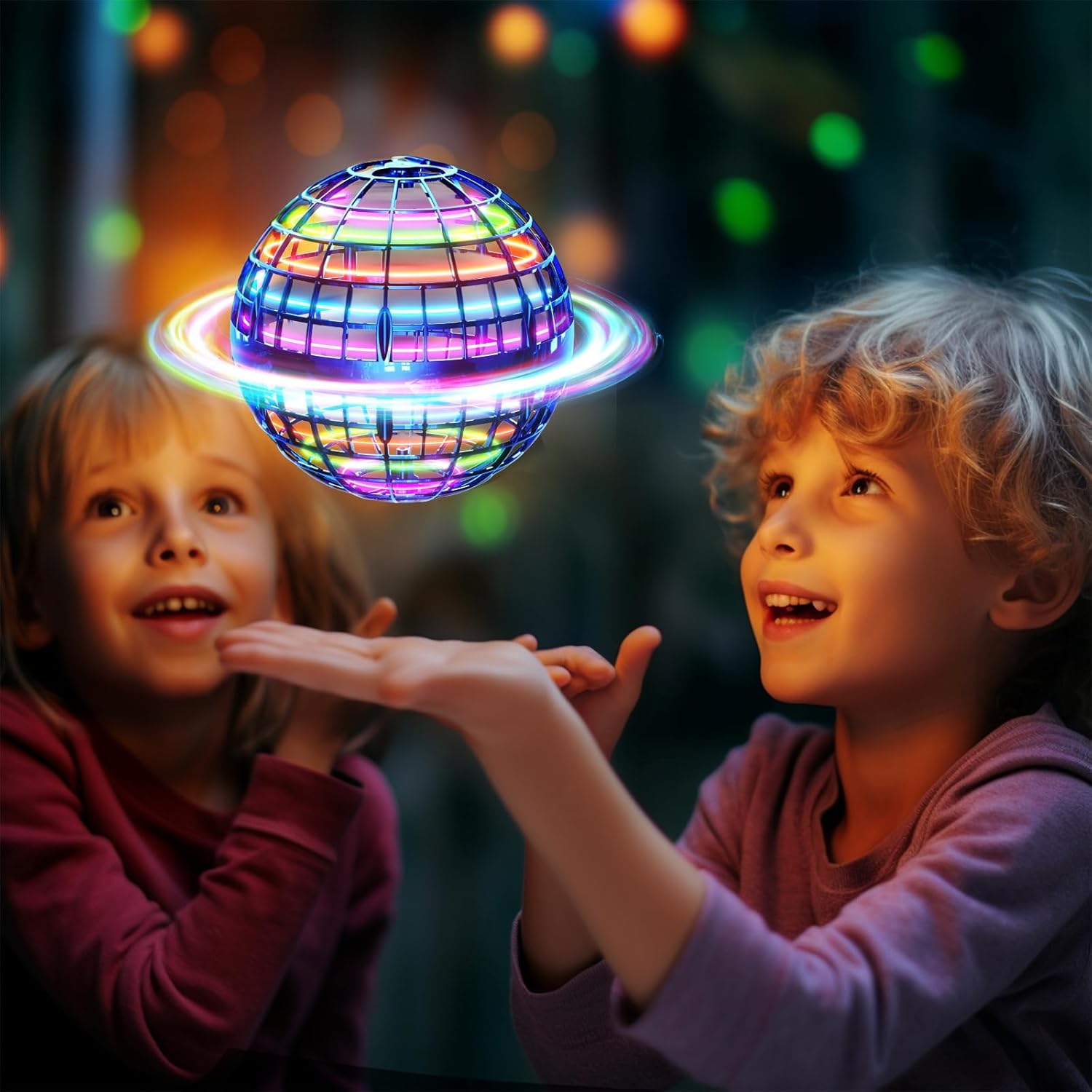 Vliegende Orb Bal – Magische Zwevende Boemerang Drone met LED Licht | Speelgoed voor Jongens & Meisjes van 6-12 Jaar