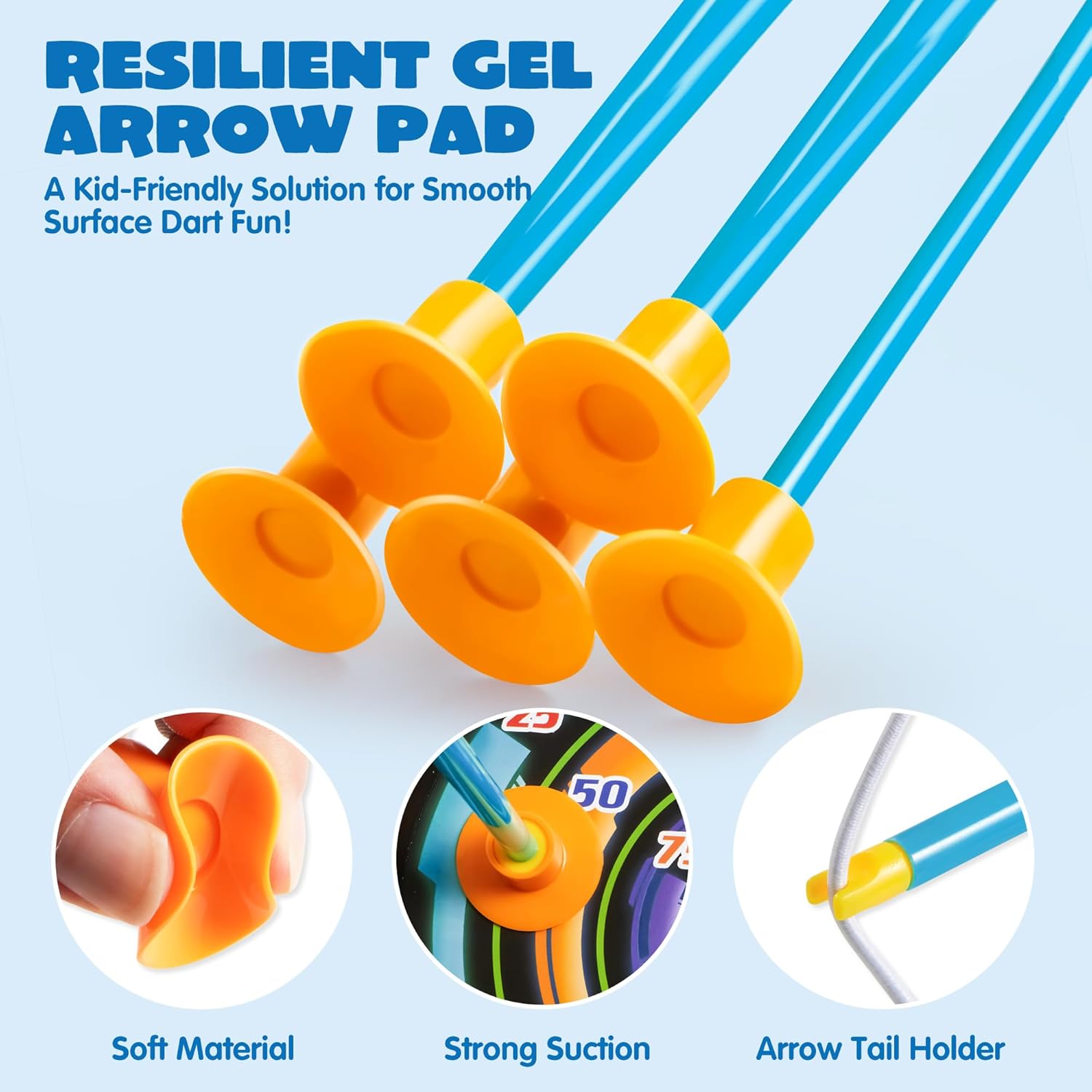 Pijl-en-boog set voor meisjes | LED lichtgevende boog met 9 zuignappijlen & doelwit