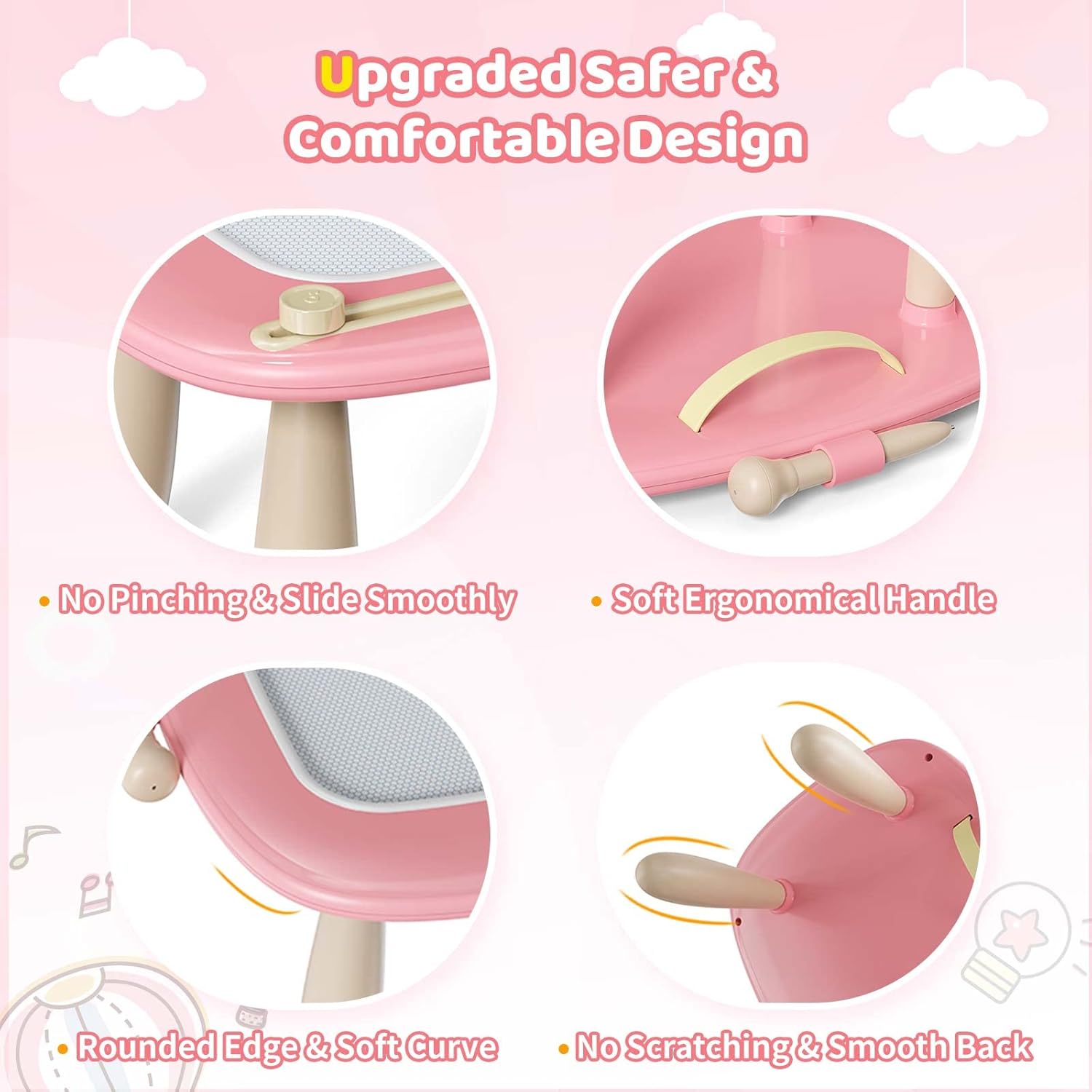 Magnetisch Tekenbord | Kladblok, leer- en educatief speelgoed voor 1-2-3 jaar