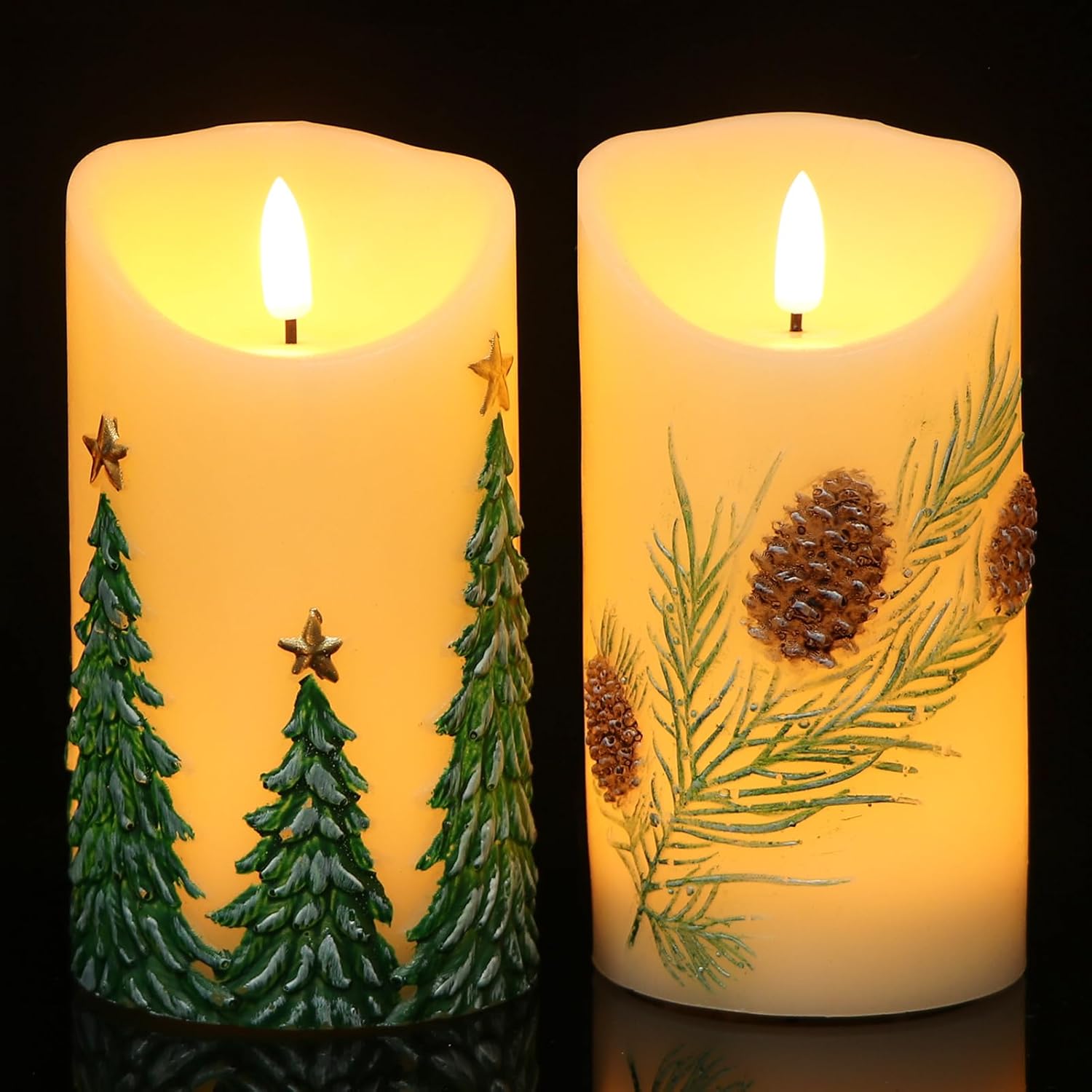 6 stuks LED kaarsen met afstandsbediening | Halloween decoratie zonder vlam