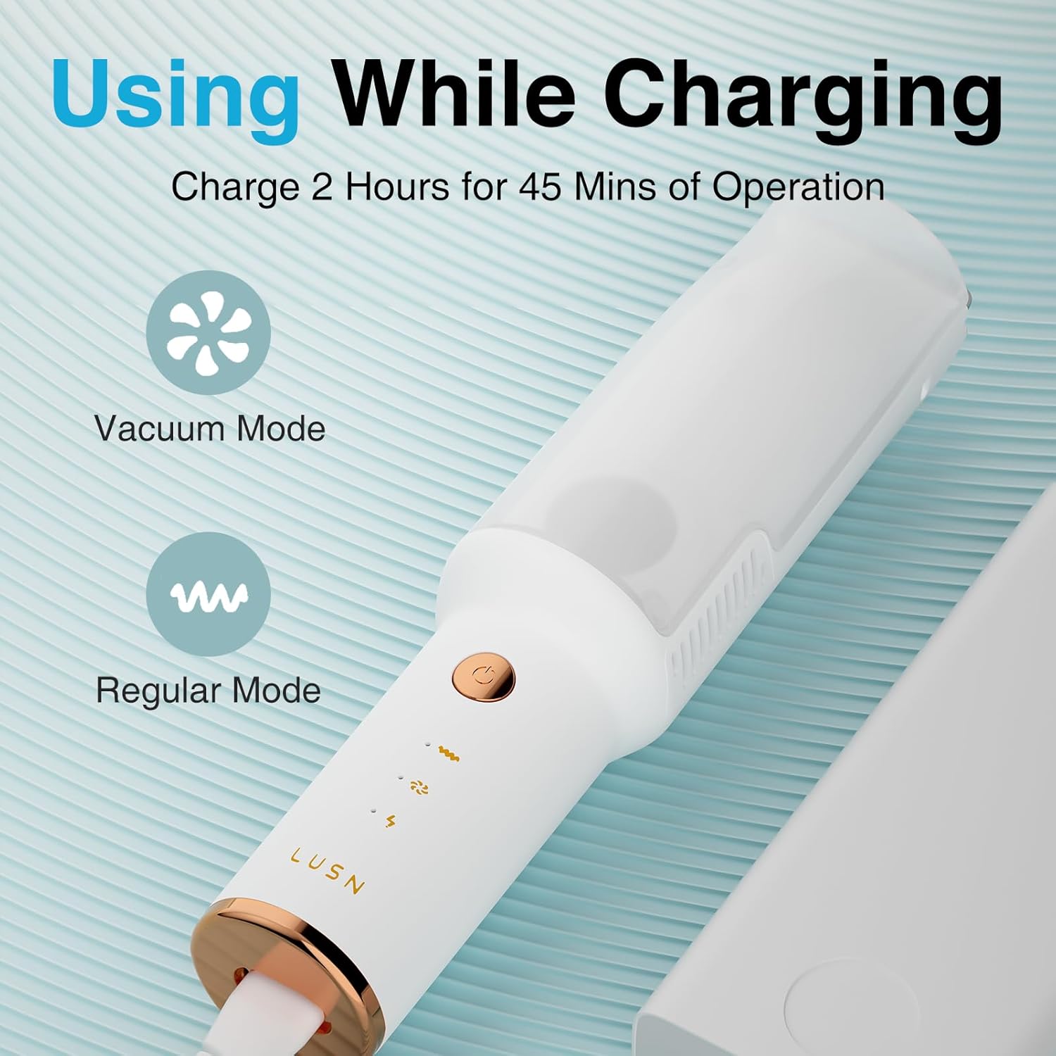 Baby Haarknipmachine met Vacuüm | Kinderen Haarknip Kit met 3 Gids Kammen Waterproof & Draadloos voor Kinderen