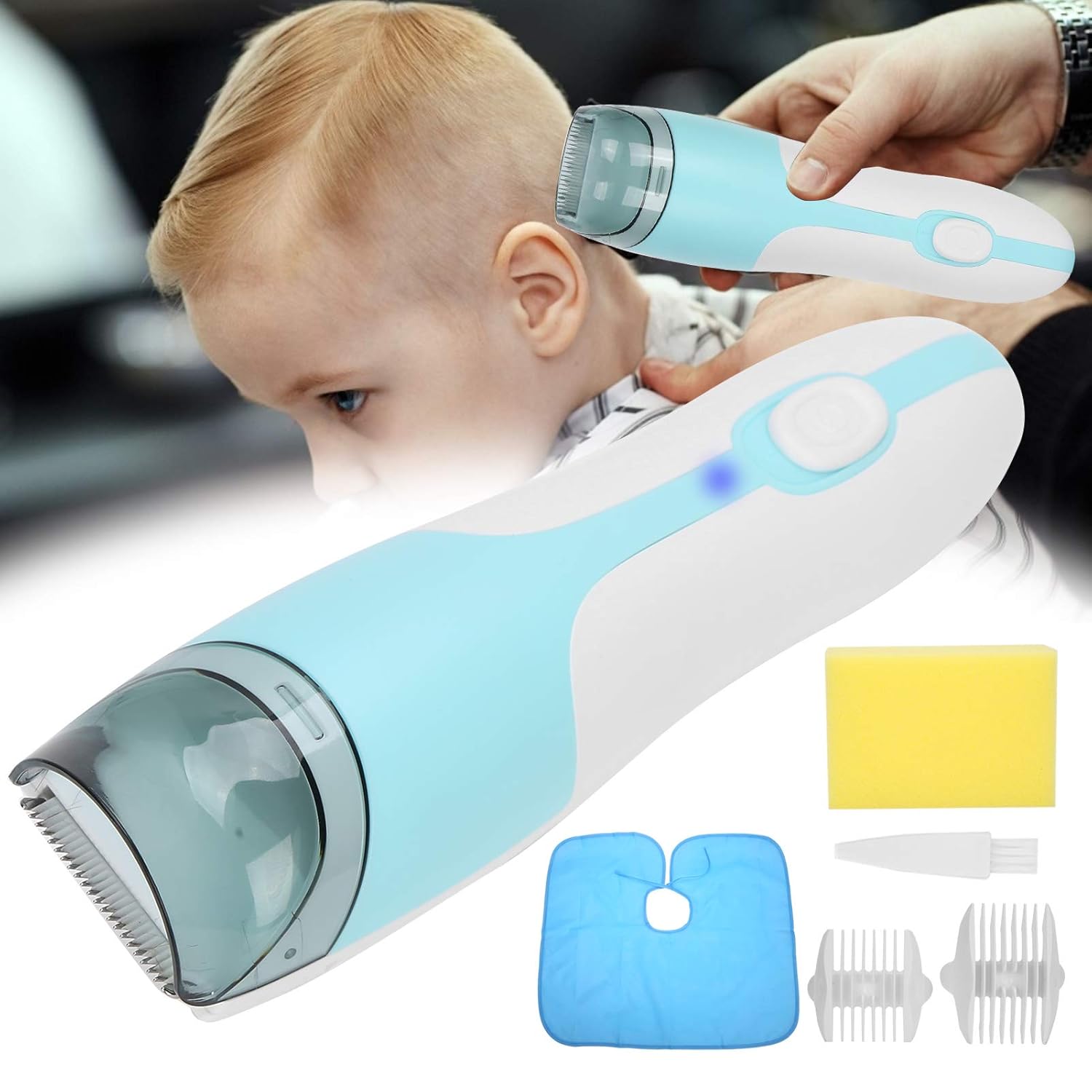 Draagbare Baby Tondeuse | Waterdichte Elektrische Tondeuse & Accessoires voor Kinderen of Baby's