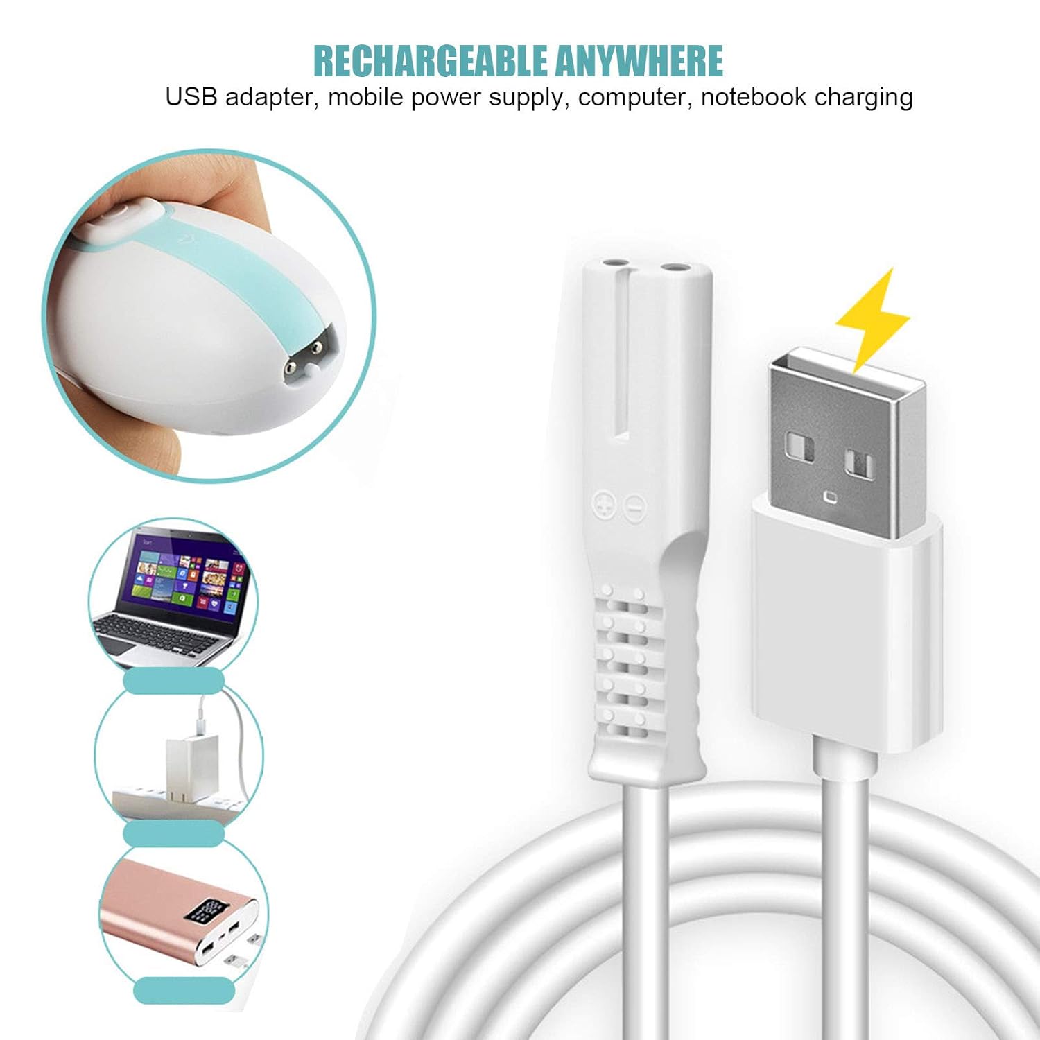 Draagbare Baby Tondeuse | Waterdichte Elektrische Tondeuse & Accessoires voor Kinderen of Baby's