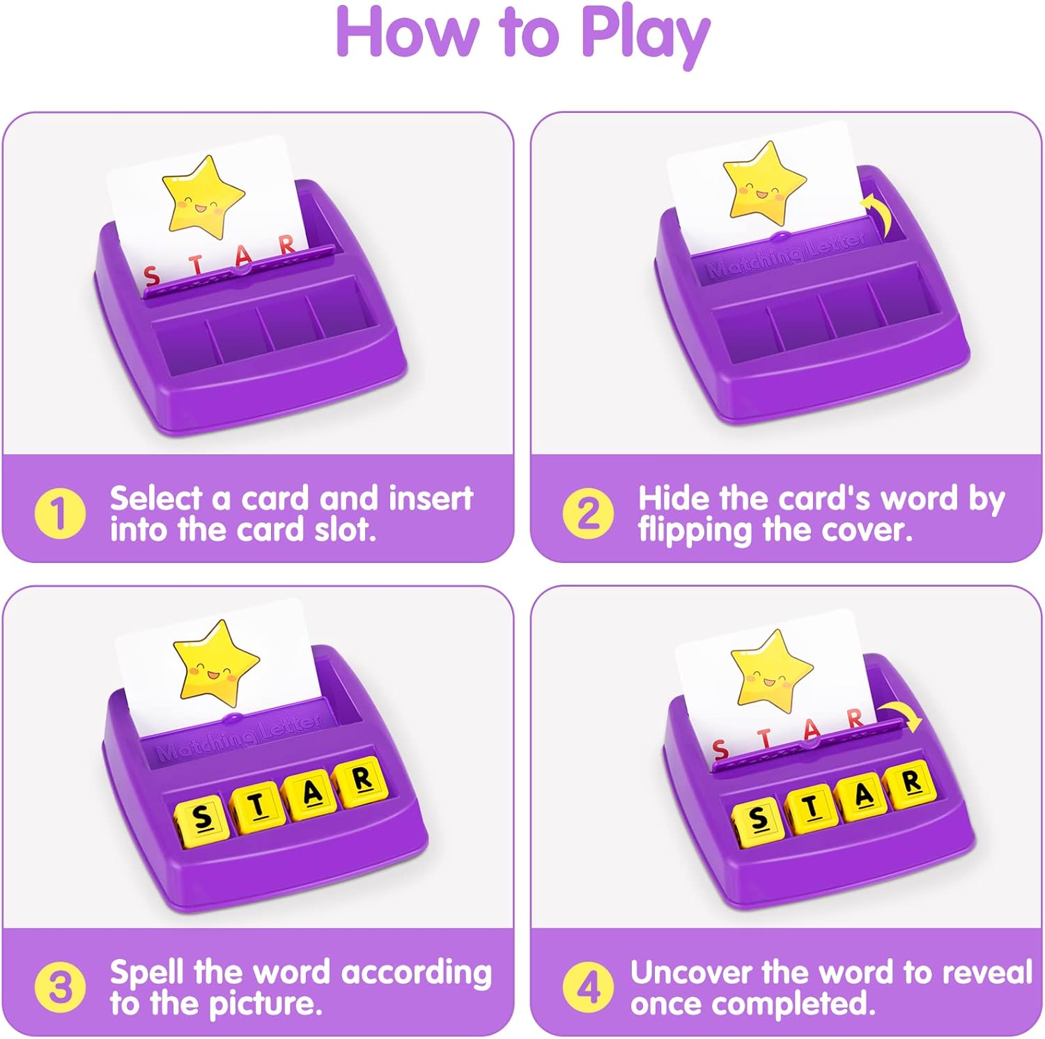 ABC Letter Matching Spel | Voor Kleuters 3-6 Jaar | Educatief Cadeau