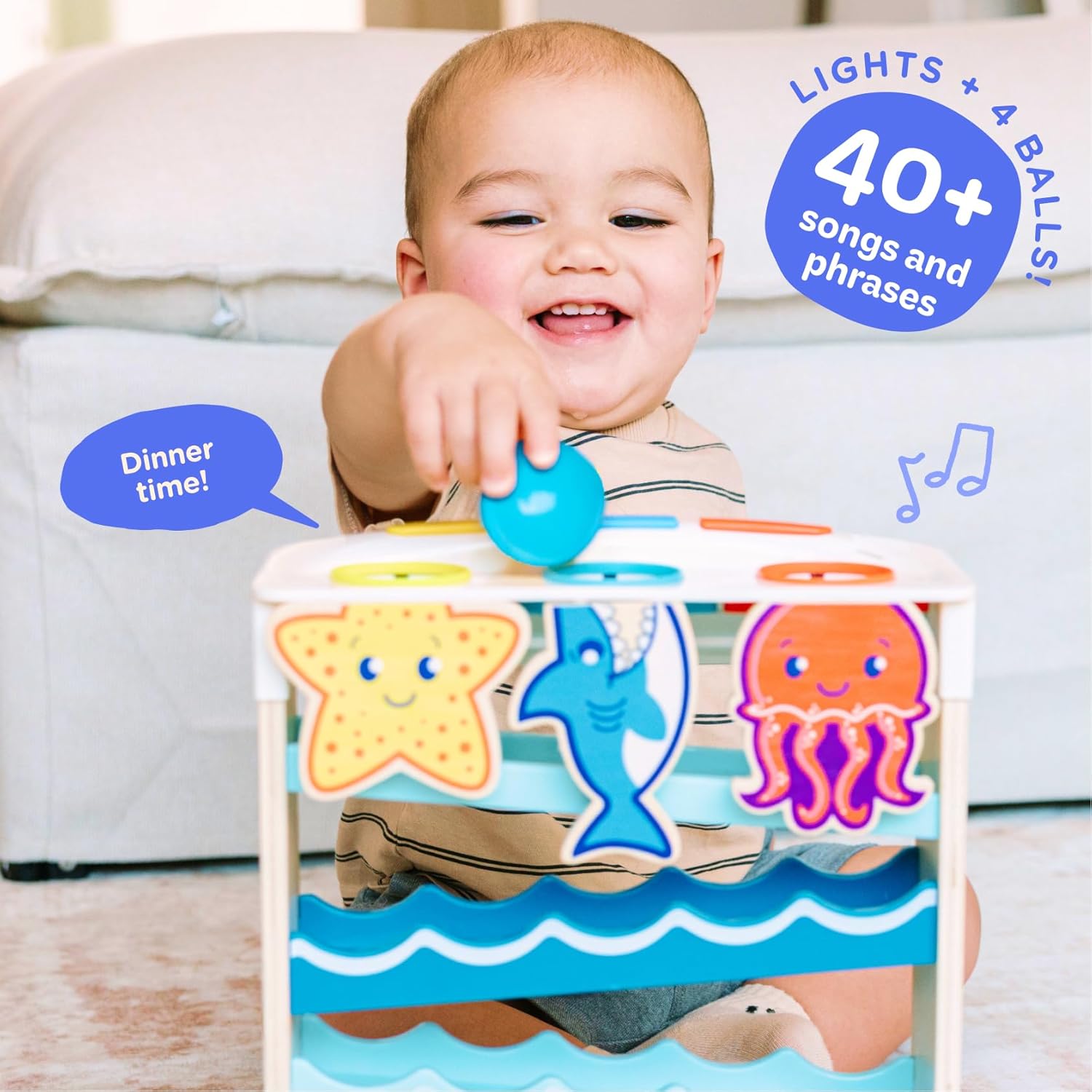 Interactief Baby & Peuter Speelgoed – Feed The Fish | Cadeau 1-2 Jaar