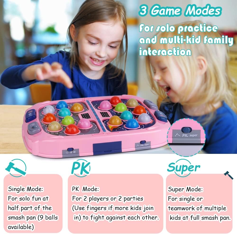 Whack-a-Mole spel | Interactief hamer spel met licht & geluid voor kinderen
