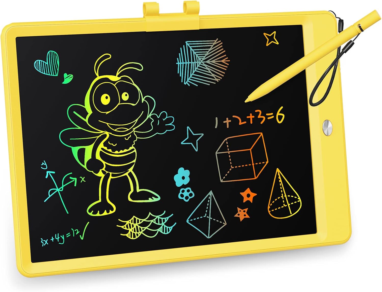 LCD Schrijftablet 10 Inch | Kleurrijk Elektronisch Tekenbord | Herbruikbare & Wisbare Doodle Tablet voor Kinderen