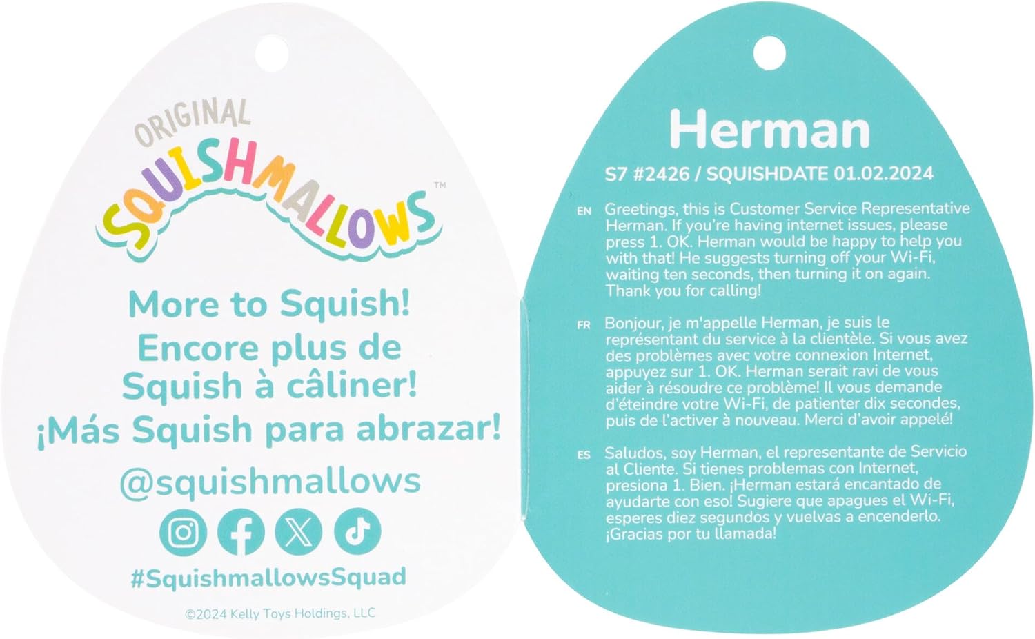 Schattige Margie pompoen knuffel | Roze duivel editie