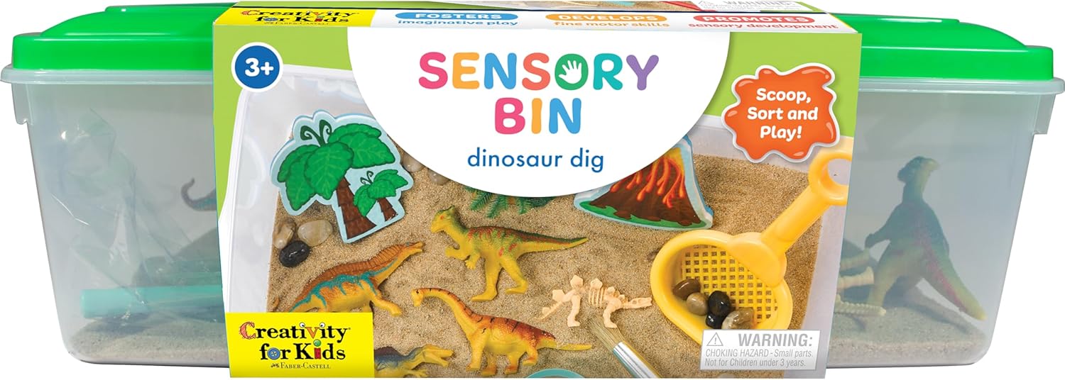 Sensory Bin Construction Zone Speelset | Graafmachine Speelgoed voor 3-5 Jaar Oud | Educatief Buitenspeelgoed en Activiteiten voor Kinderen