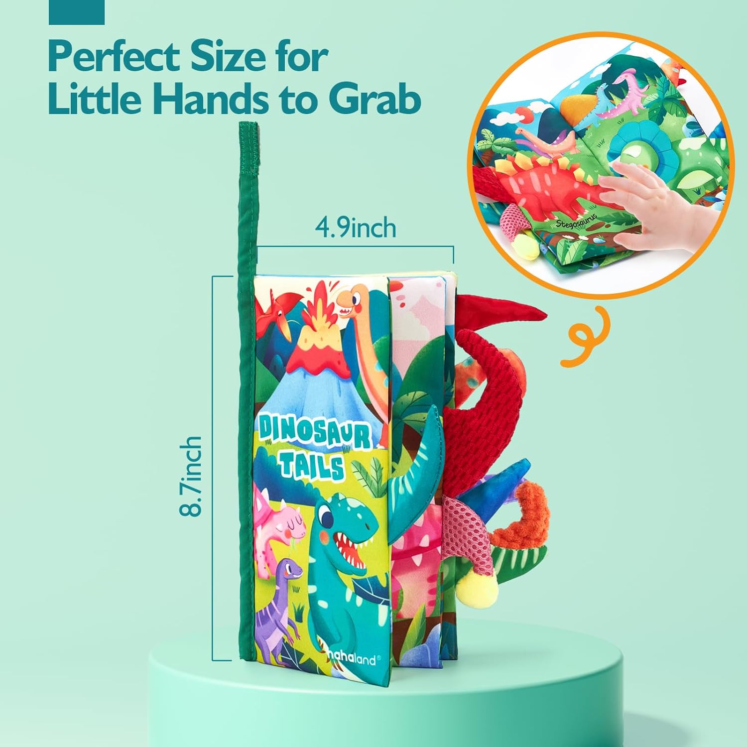 Montessori Voelboek | Hoog Contrast Sensorisch Baby Speelgoed voor 6 tot 12 Maanden Babyboekjes 0-3+ Jaar